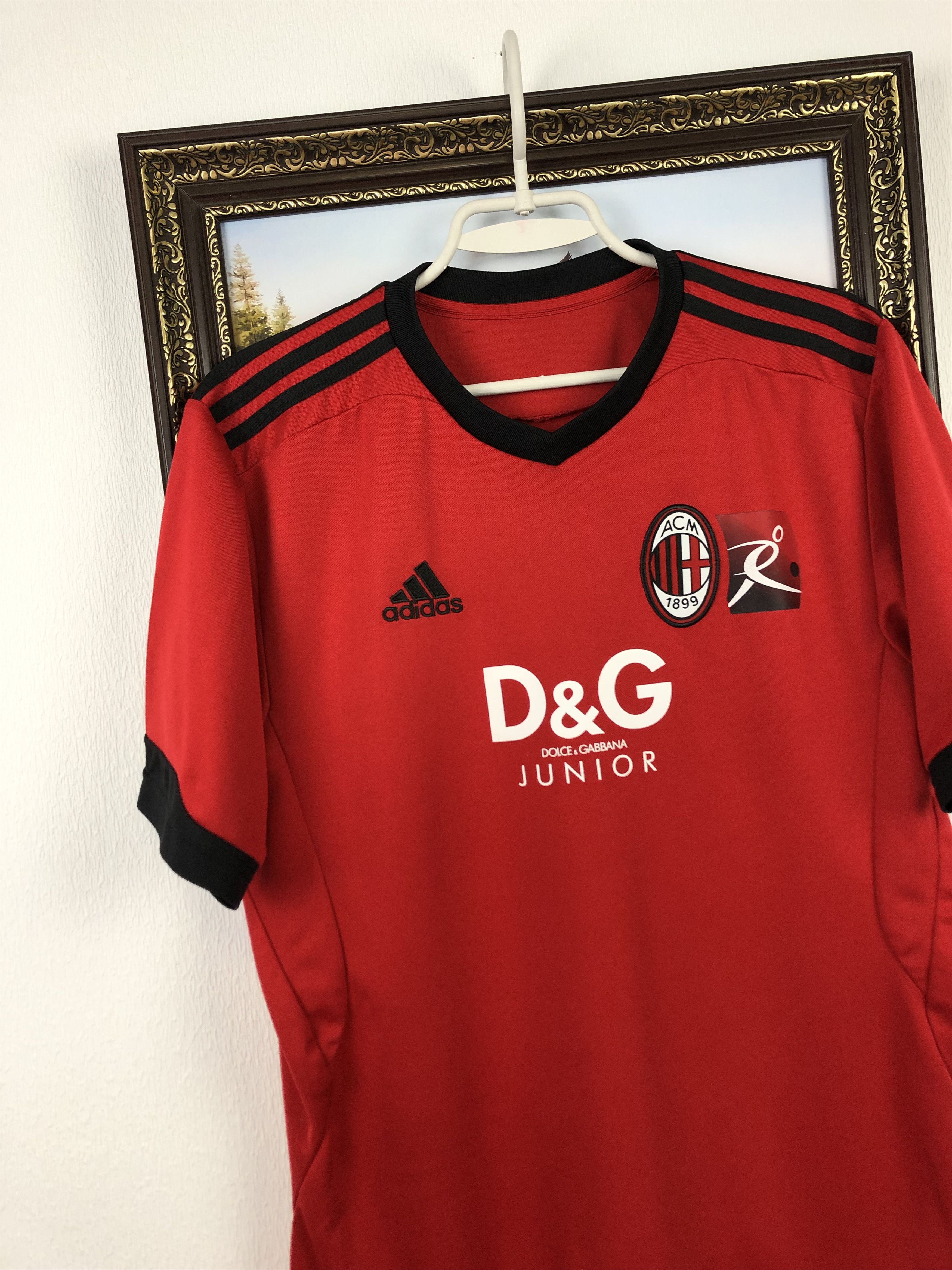 Adidas × Dolce & Gabbana Milan Dolce & Gabbana Jersey shirt ADIDAS Maglia Football Size US M / EU 48-50 / 2 - 3 Thumbnail