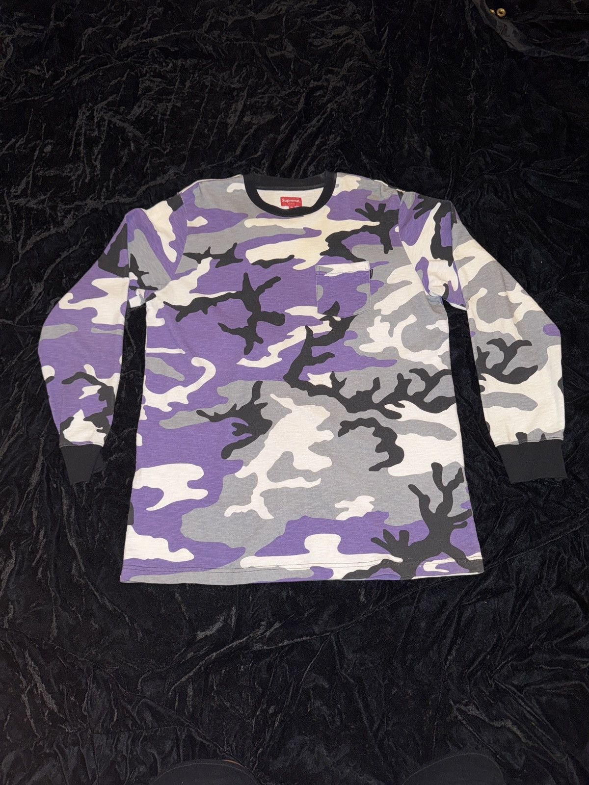 Supreme Purple Camo Long-sleeve Tee Size US XL / EU 56 / 4 - 1 Thumbnail