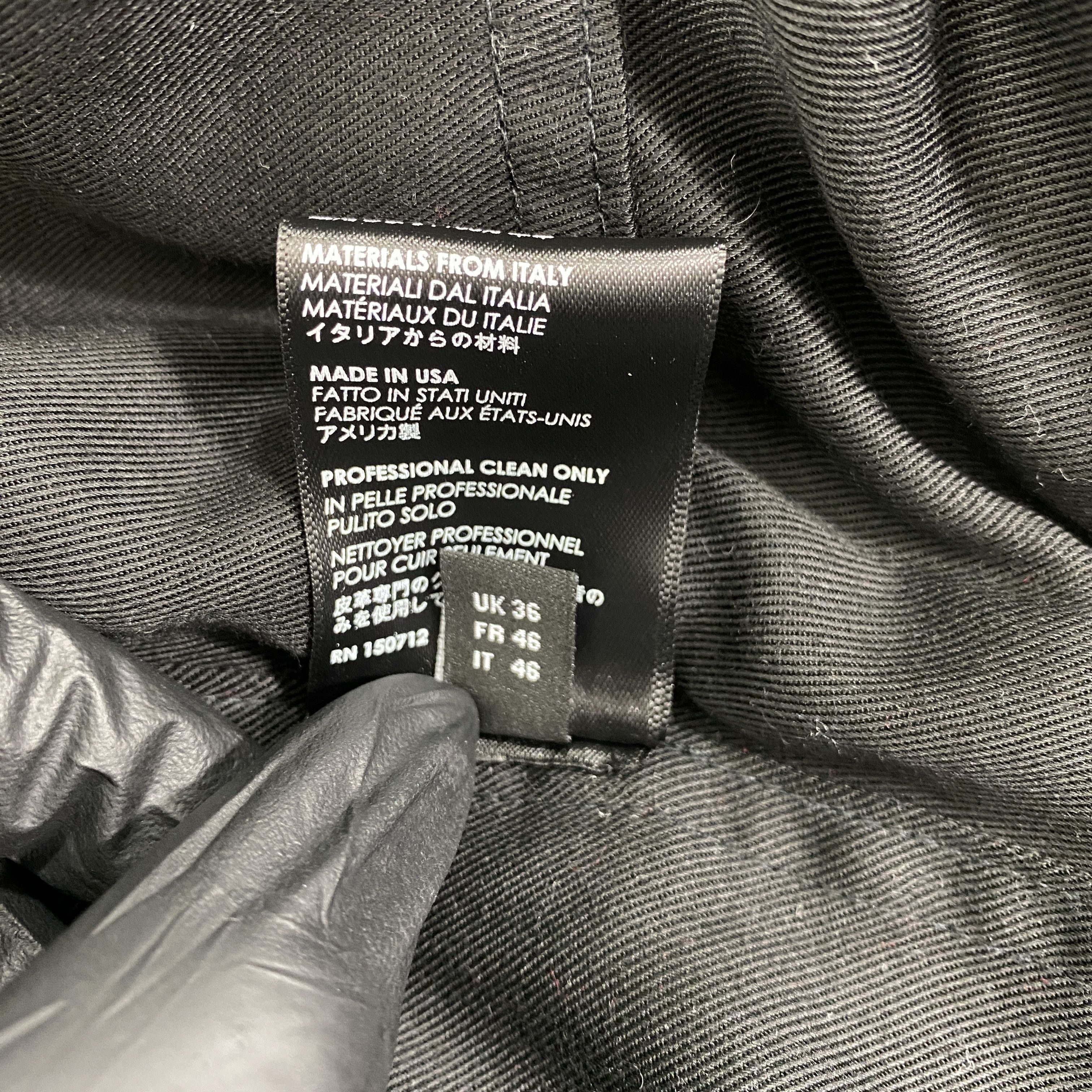 Amiri Amiri Forever Wool Blend Bomber Jacket In Black RRP £1930 Size US S / EU 44-46 / 1 - 13 Thumbnail
