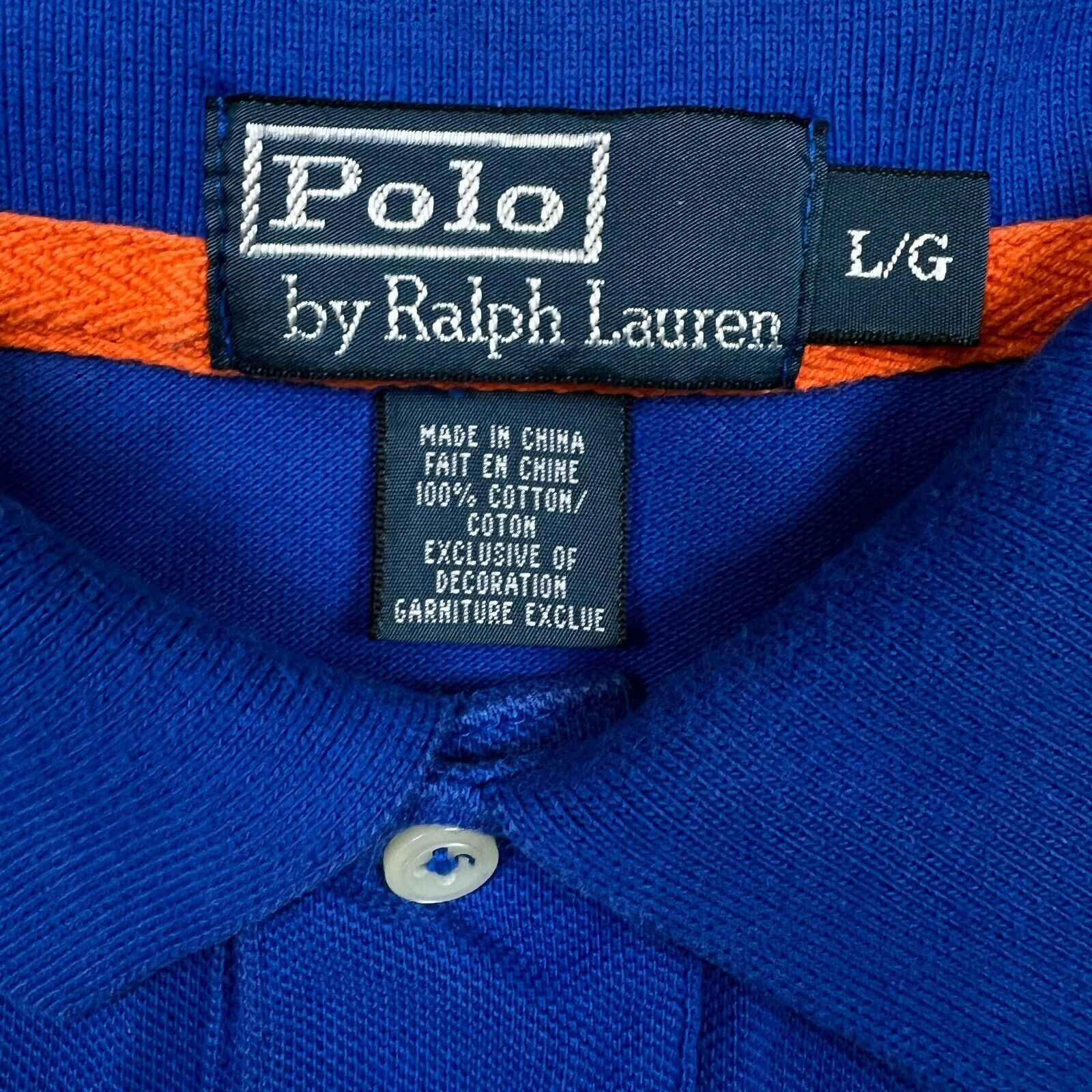 Polo Ralph Lauren × Vintage VTG 90s Polo Ralph Lauren Shirt Large Double Clubs Preppy Size US L / EU 52-54 / 3 - 5 Thumbnail