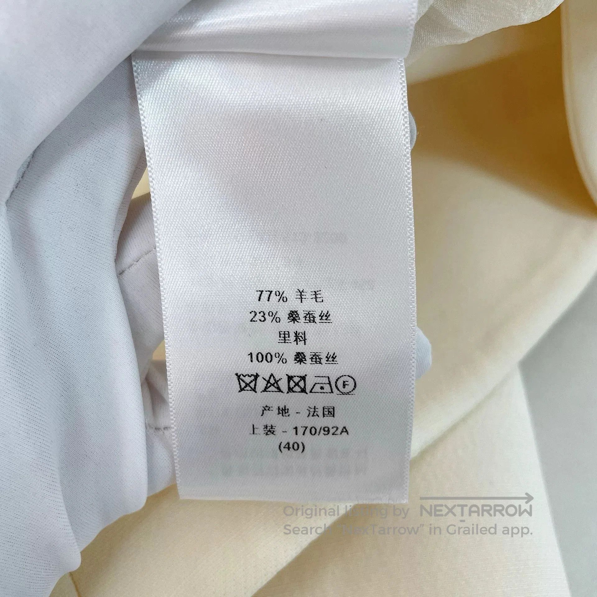 Dior Dior White Long Sleeve Top. Size US M / EU 48-50 / 2 - 8 Thumbnail