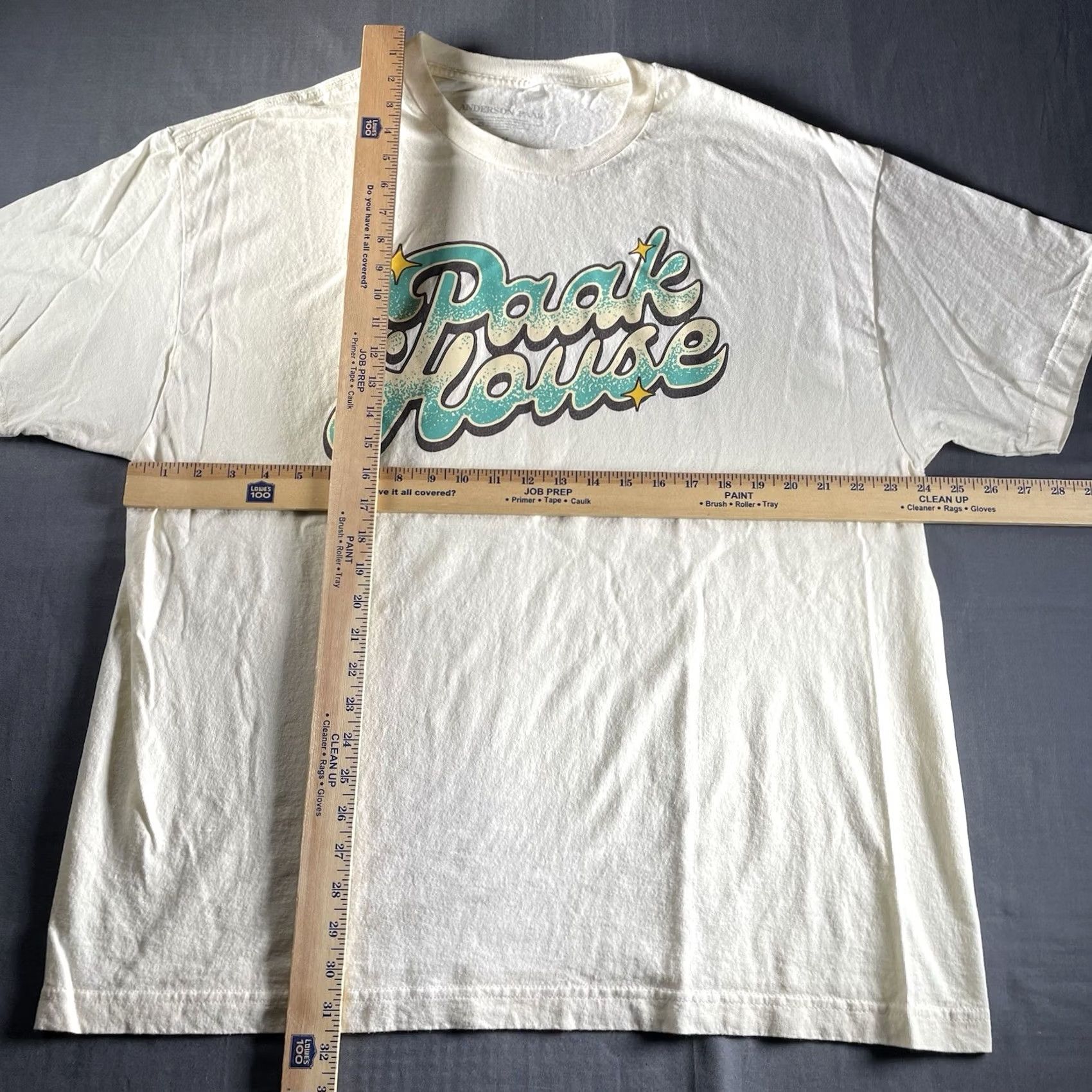 JW Anderson Anderson Paak Shirt Men’s 2XL Paak House Festival Concert Graphic Silk Sonic T-Shirt Crew Neck Cream Mens 2XL Size US XXL / EU 58 / 5 - 5 Thumbnail