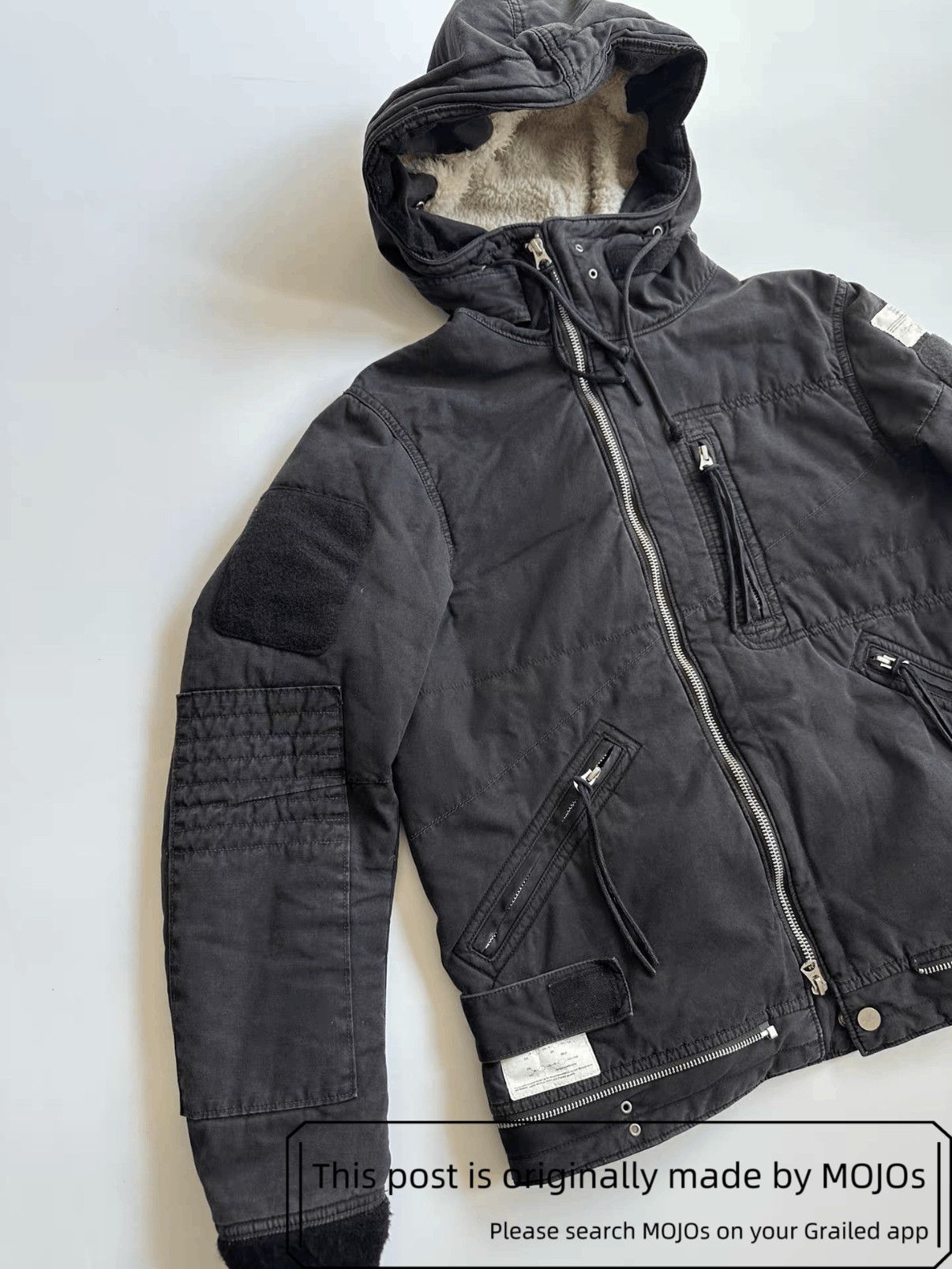 Undercover Sz 1 Undercover 10AW Multi Zip Padded Bike Jacket mojos18161 Size US S / EU 44-46 / 1 - 1 Thumbnail