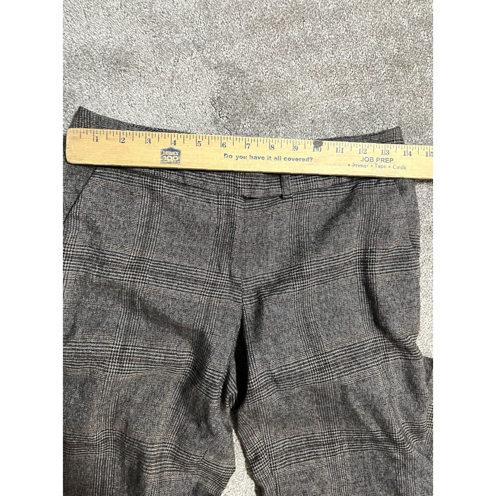 Calvin Klein Calvin Klein Womens Brown Plaid Pants Classic Fit 28W Regular Inseam 29 in Bootcut Dress Pants 28 Color Brown Mens? Wait end. Size 28" / US 6 / IT 42 - 7 Thumbnail