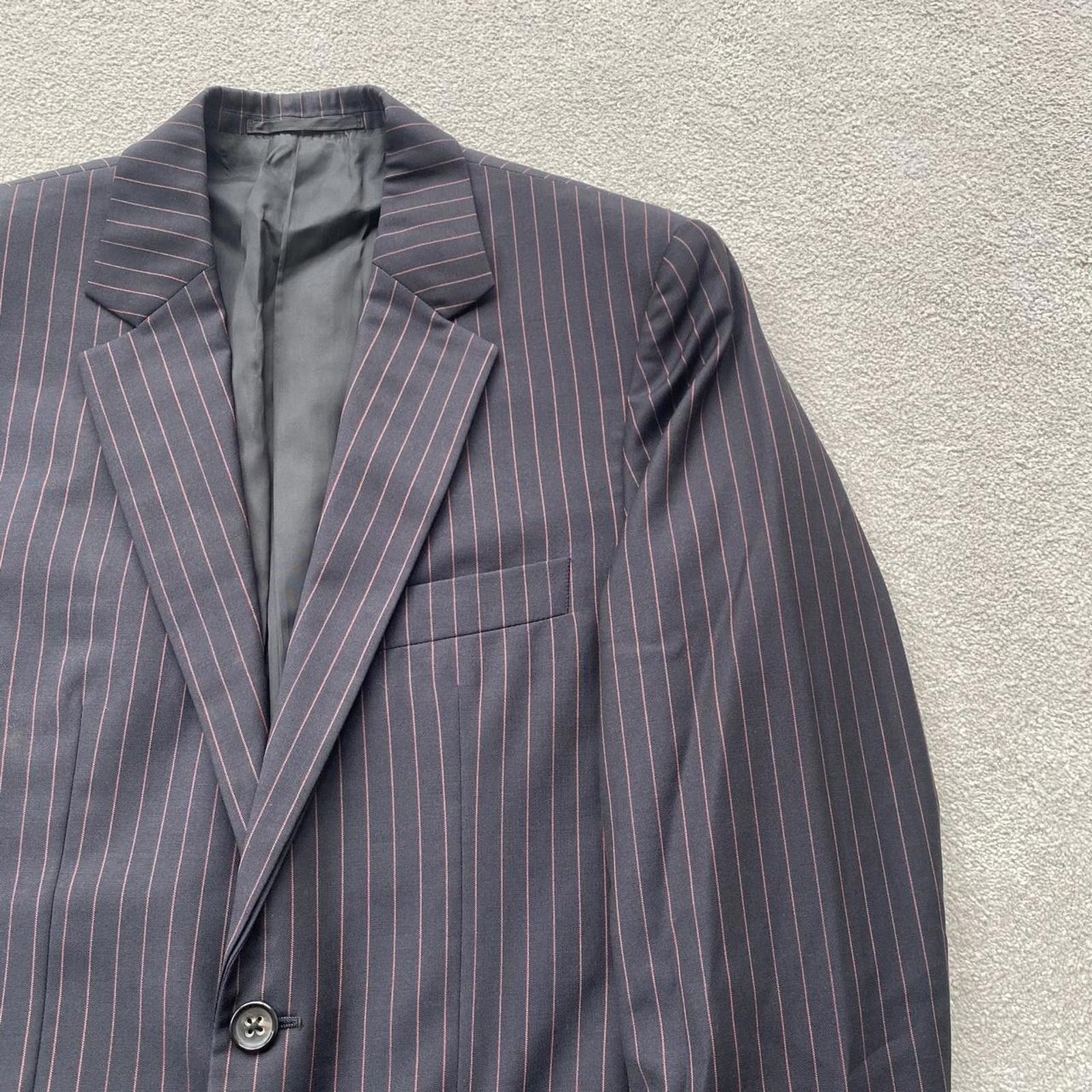 Jil Sander Jil Sander Tailor Made Pinstripe Wool Blazer Size 44R - 2 Thumbnail