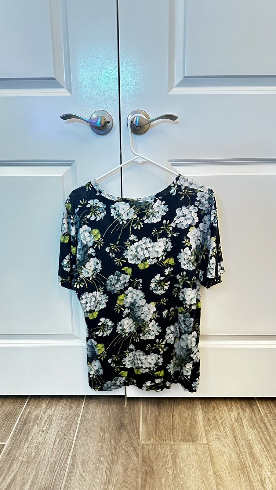 Gucci SUPER RARE* Gucci Bloom Shirt Linen Blend Blue Flora Floral Size US M / EU 48-50 / 2 - 1 Thumbnail