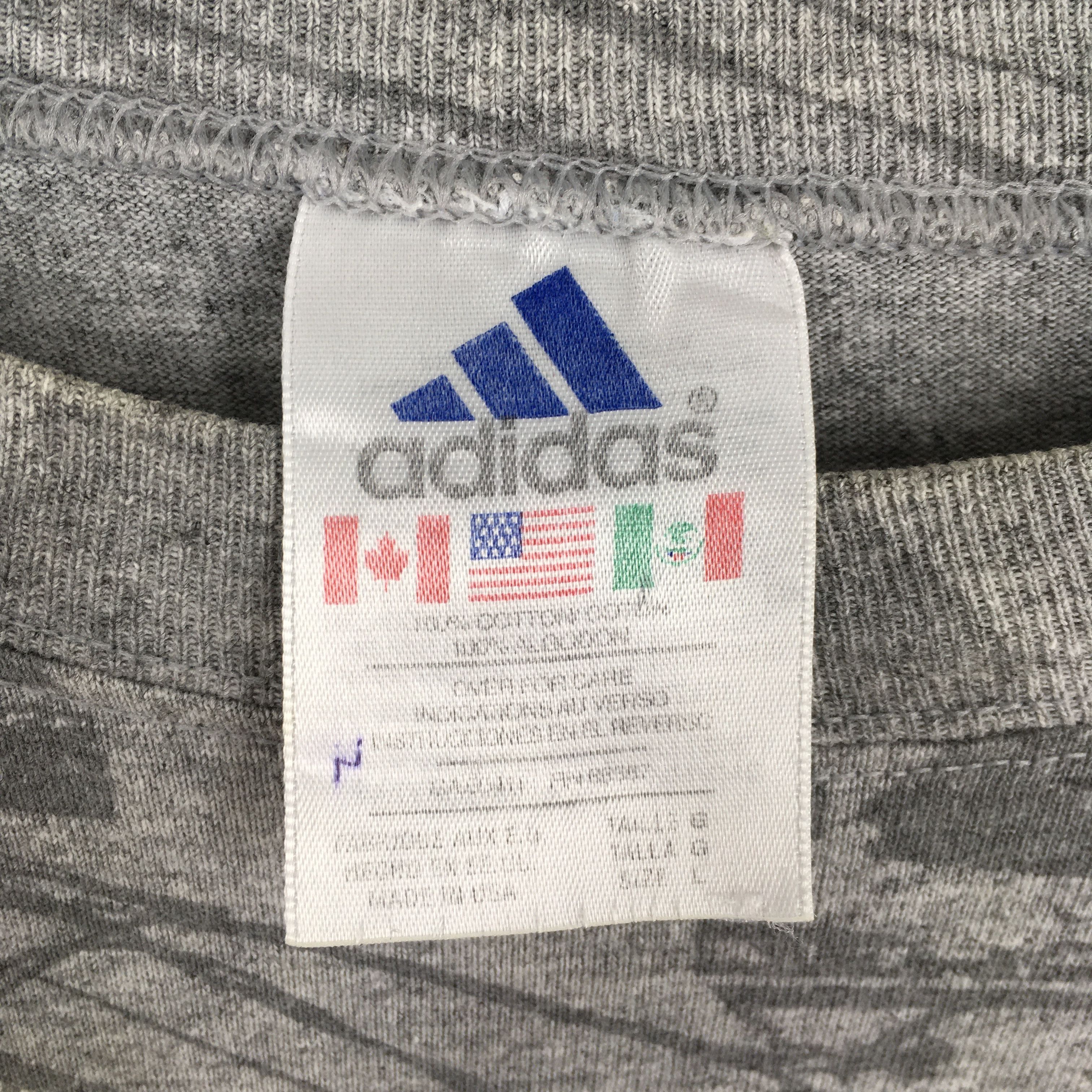 Adidas × Vintage Vintage 90's Adidas Equipment Football T shirt Large Size US L / EU 52-54 / 3 - 5 Thumbnail