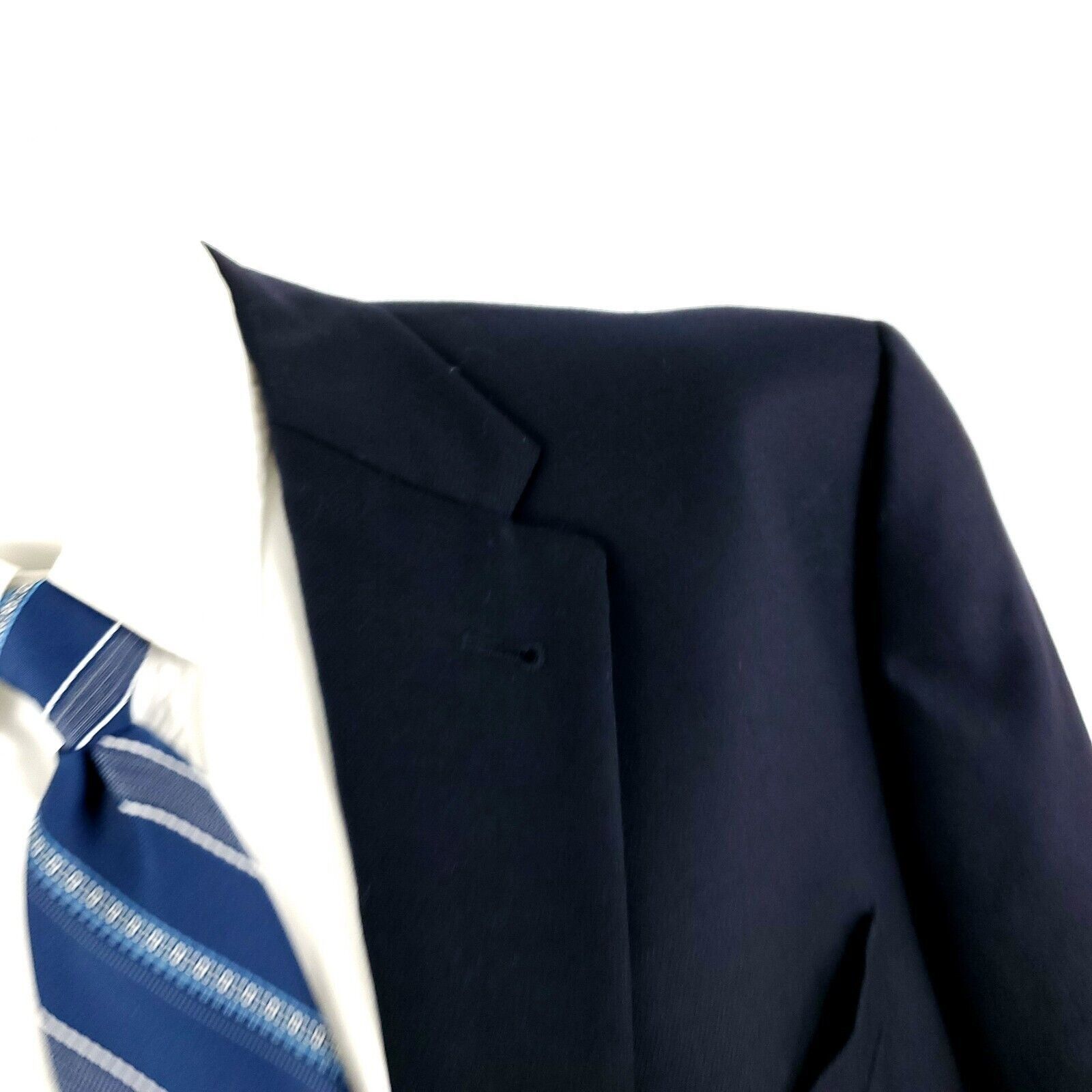 Joseph Abboud Joseph Abboud Profile Super 120s Wool 2 Button Blazer 42L Bl Size 42L - 2 Thumbnail