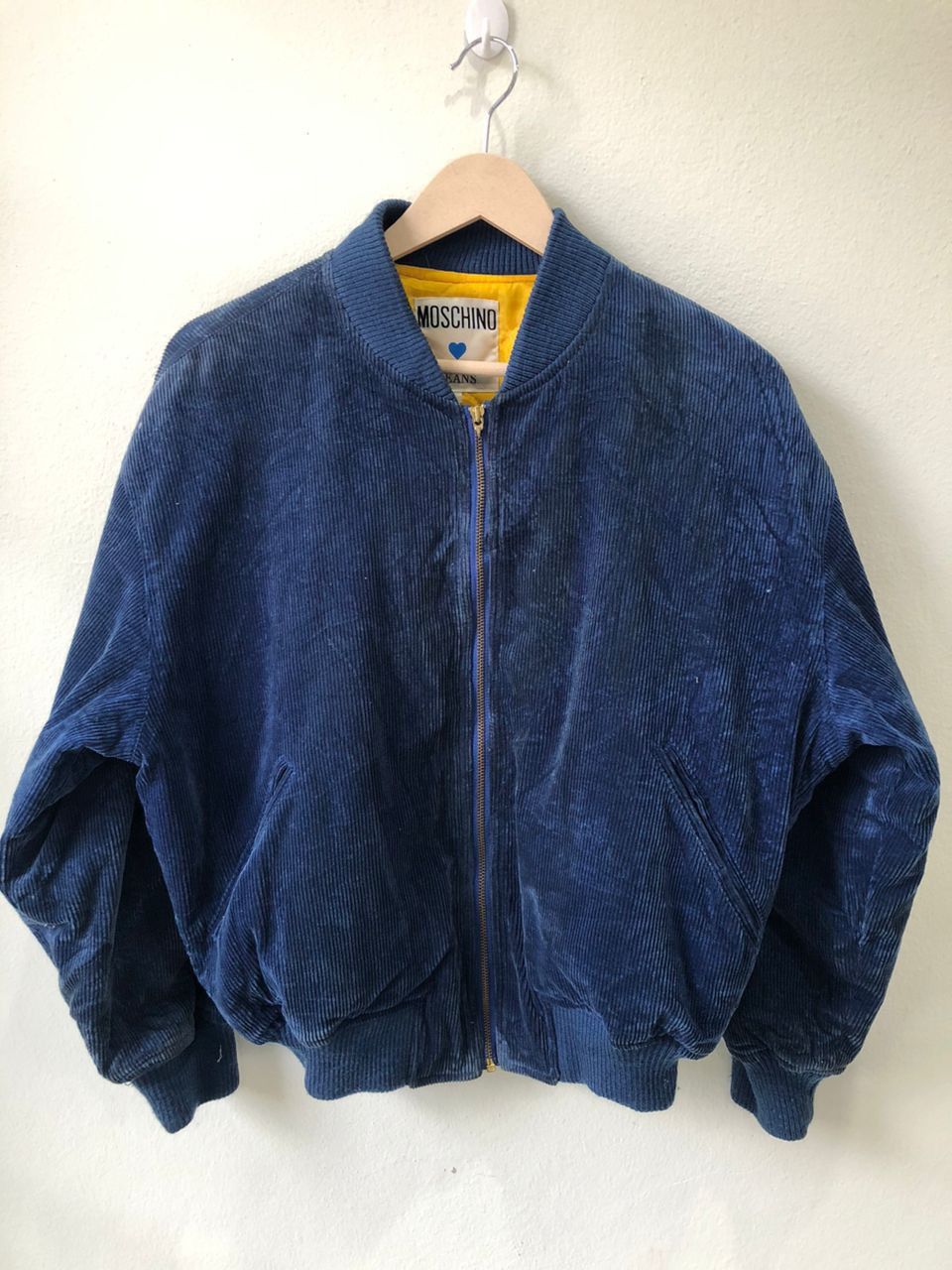 Moschino Indigo blue love velvet jacket Size US M / EU 48-50 / 2 - 2 Thumbnail