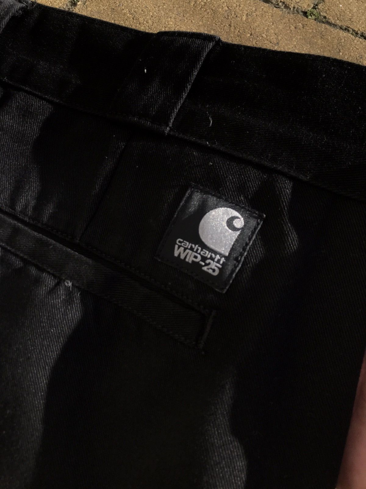 Carhartt × Carhartt Wip × Vintage Vintage Carhartt WIP Master Pants 25 Black Pants XXV Size US 30 / EU 46 - 4 Thumbnail