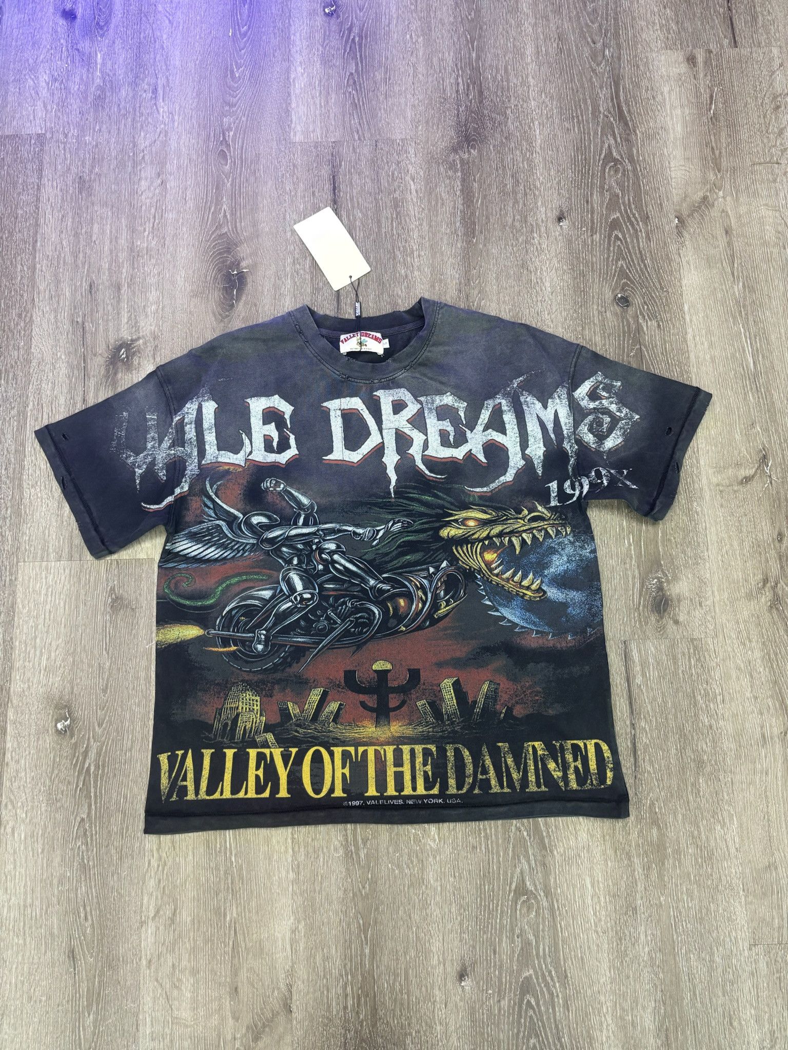 Vale Vale Forever "Ride the Dragon" Tee Size US S / EU 44-46 / 1 - 1 Thumbnail