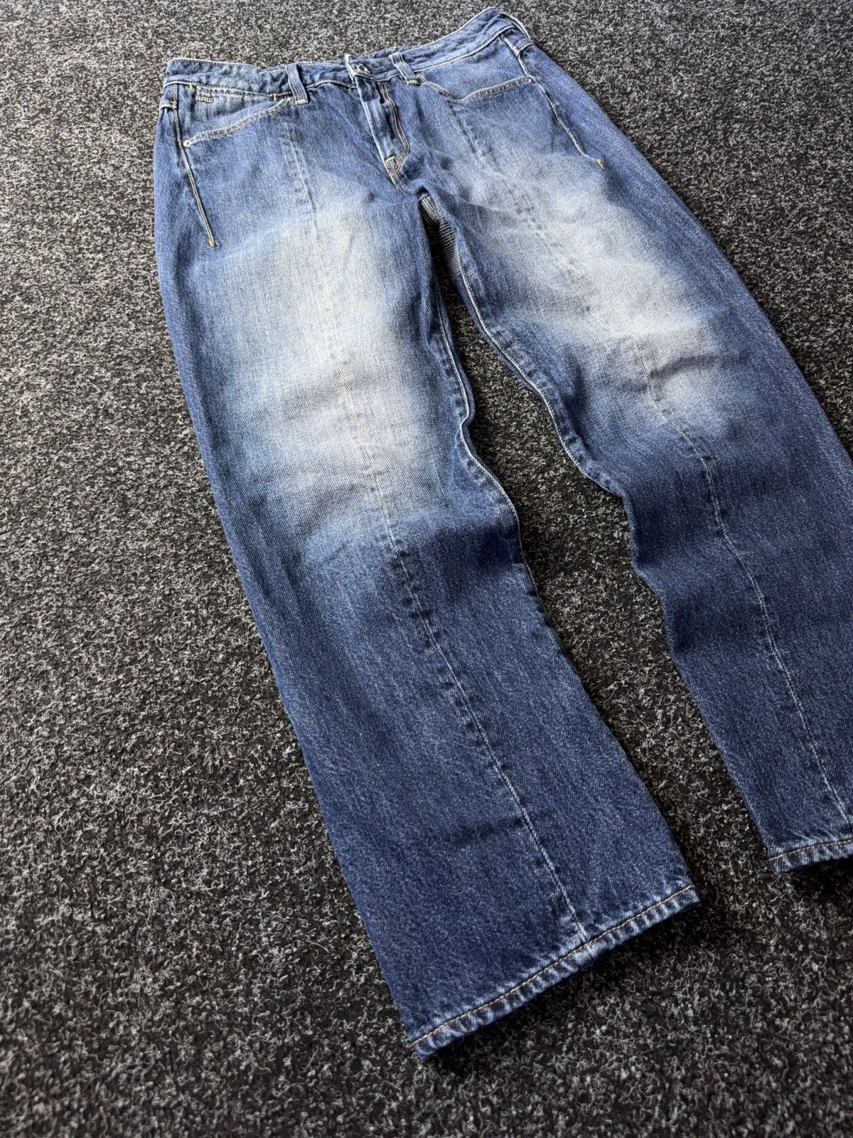 G-Star Vintage Retro Y2K 00s G-Star RAW Denim pants Jeans Size 27" / US 4 / IT 40 - 2 Thumbnail