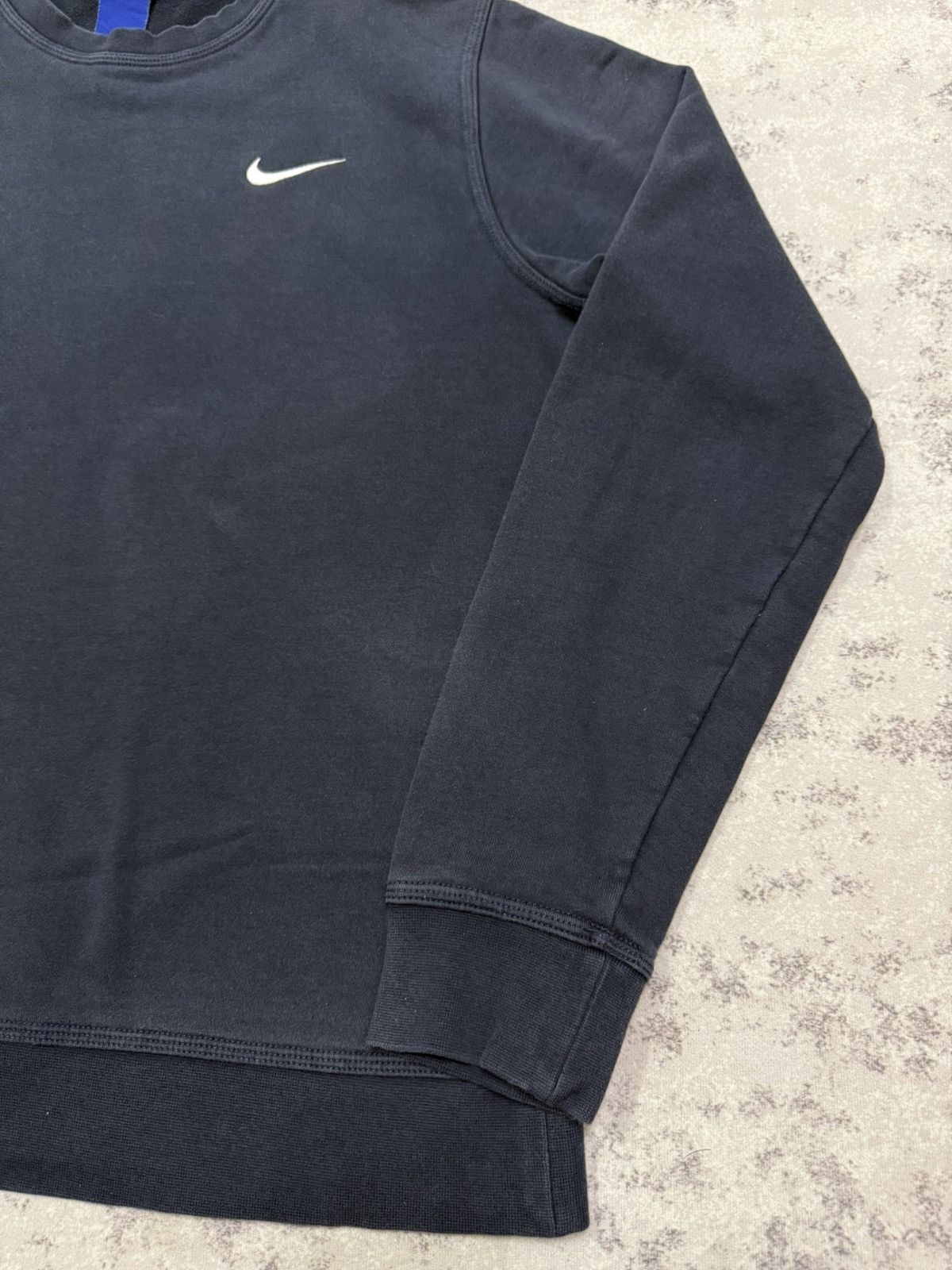 Nike Nike Swoosh Blue Tag Small Logo Sweatshirt Size US S / EU 44-46 / 1 - 8 Thumbnail