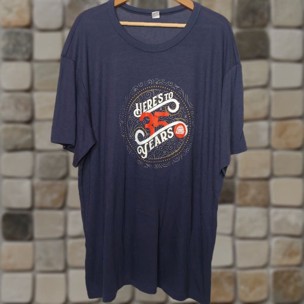 Alternative Apparel West Virginia Lottery Shirt 3XL Navy Blue Gambling Money 35 Years Heres NWOT Size US XXL / EU 58 / 5 - 1 Thumbnail