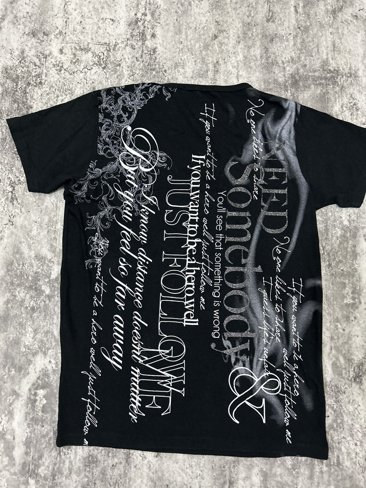 14th Addiction × If Six Was Nine × Le Grande Bleu (L.G.B.) Japanese Clash Ahead Poem Tshirt Size US M / EU 48-50 / 2 - 4 Thumbnail