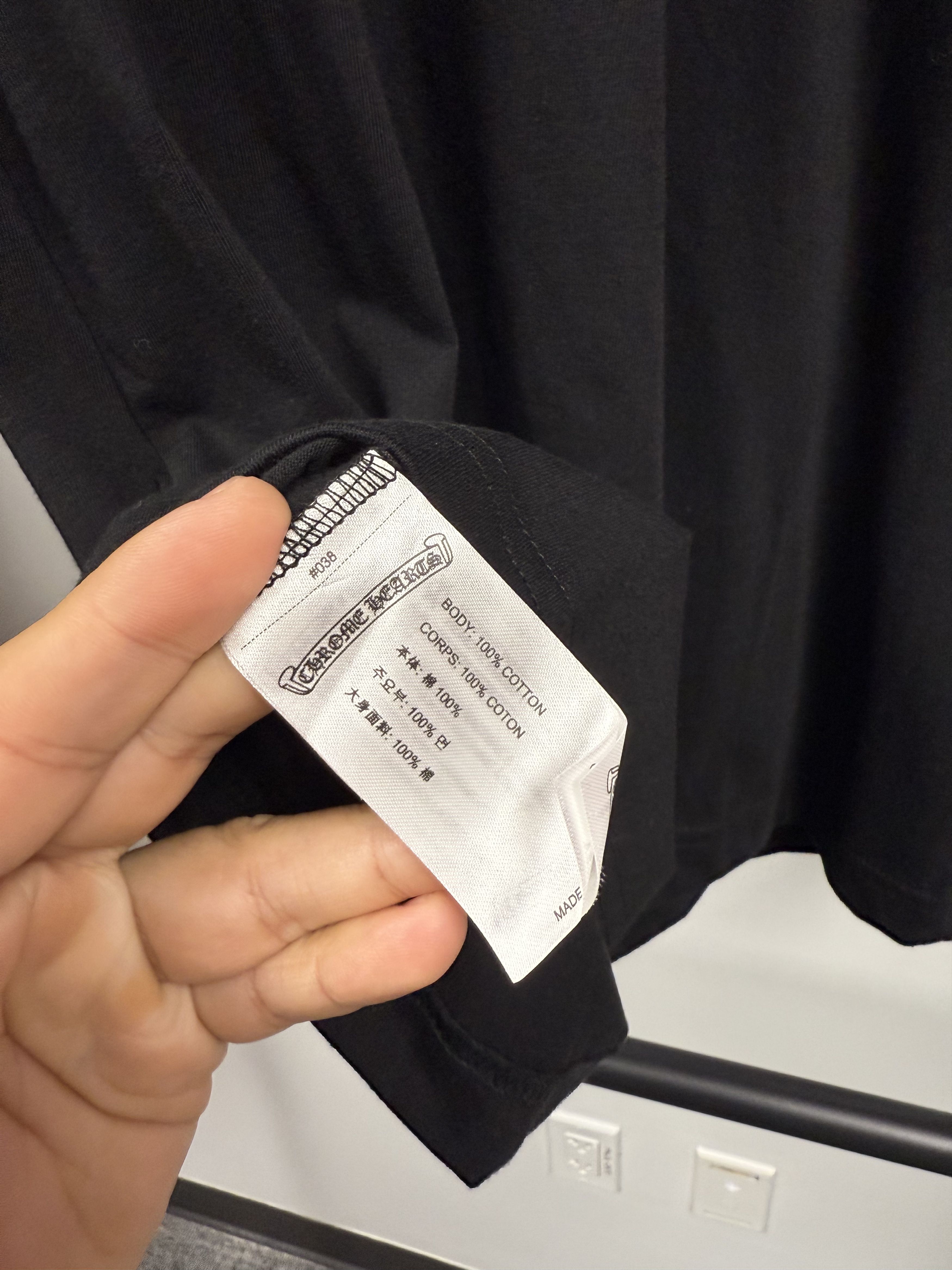 Chrome Hearts Chrome Hearts "Miami" Crosses Black on Black L/S -M Size US M / EU 48-50 / 2 - 7 Thumbnail