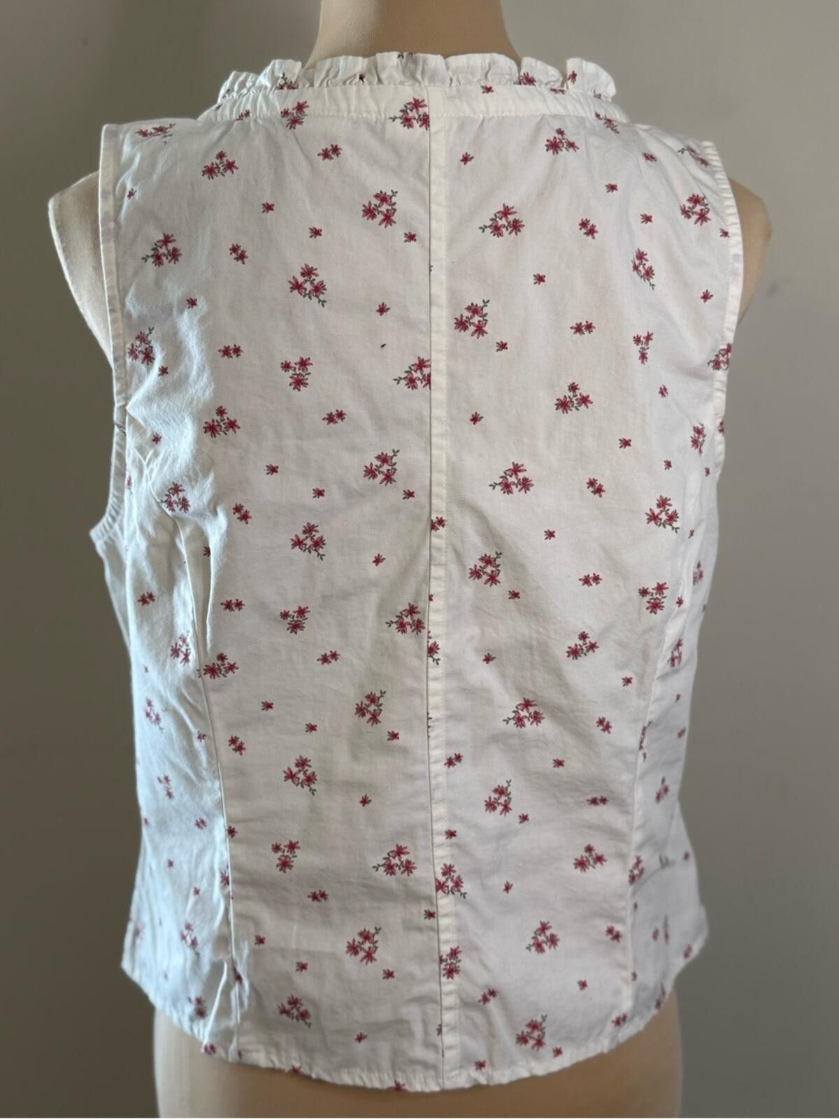 Other Levi’s sleeveless floral western crop top ruffles SZ M Size M / US 6-8 / IT 42-44 - 4 Thumbnail