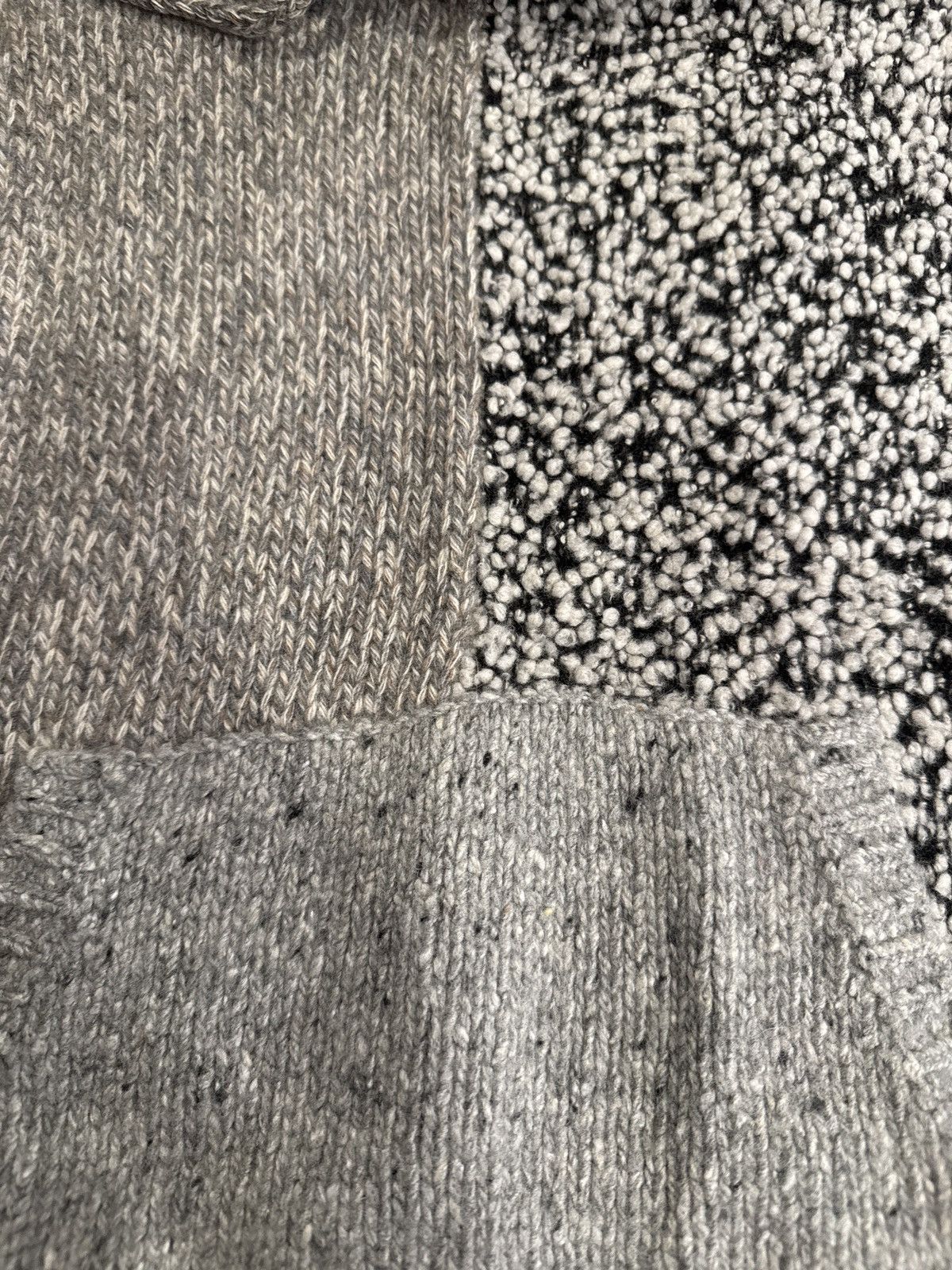 John Elliott John Elliott Knit Distressed Patchwork Hoodie M Size US M / EU 48-50 / 2 - 4 Thumbnail