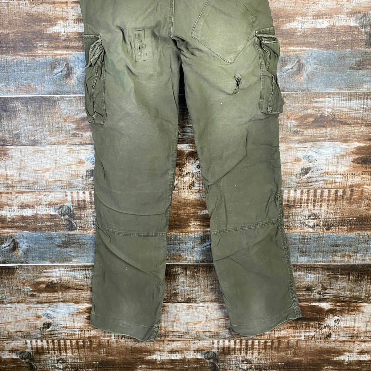 Japanese Brand DL Back Number Green Cargo Multipocket Pants #C1204 Size US 28 / EU 44 - 18 Thumbnail