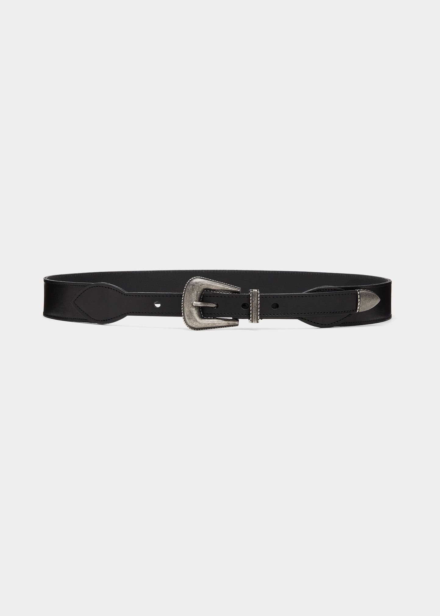 Saint Laurent Paris o1s1wg111224 Size: 80 / Cintura Vegetal Browny Belts Black Size ONE SIZE - 1 Thumbnail