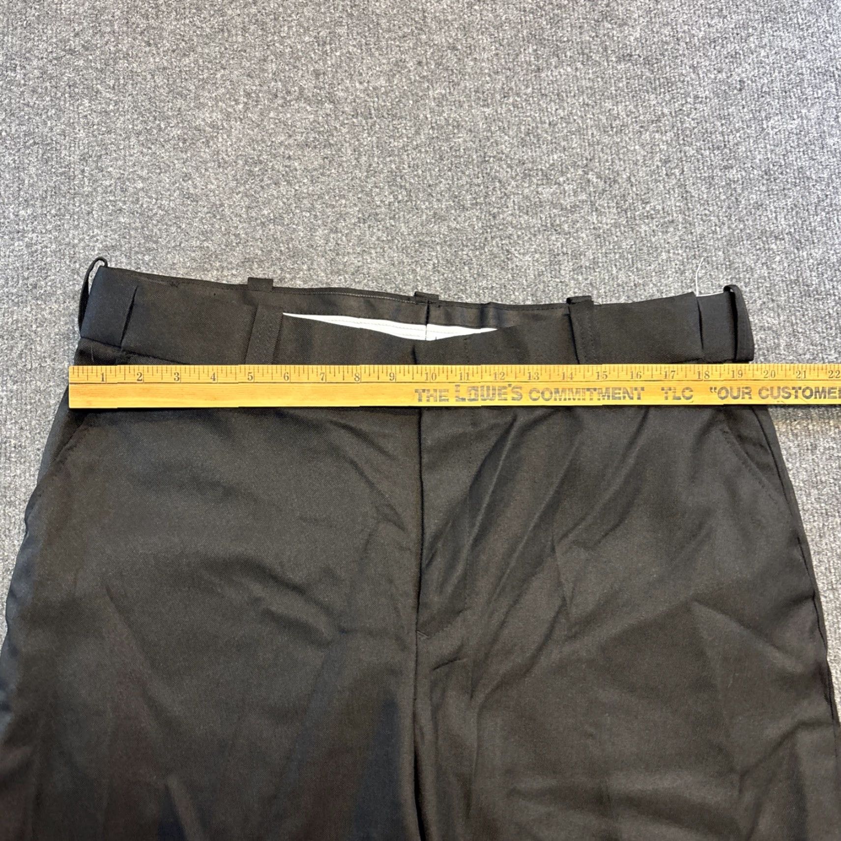 Vintage Tact Squad Uniform Pants At Ease Waistband Women 16 Black Trouser NWT Women Pants Black 16 Security"} Size 38" / US 16 / IT 52 - 3 Thumbnail