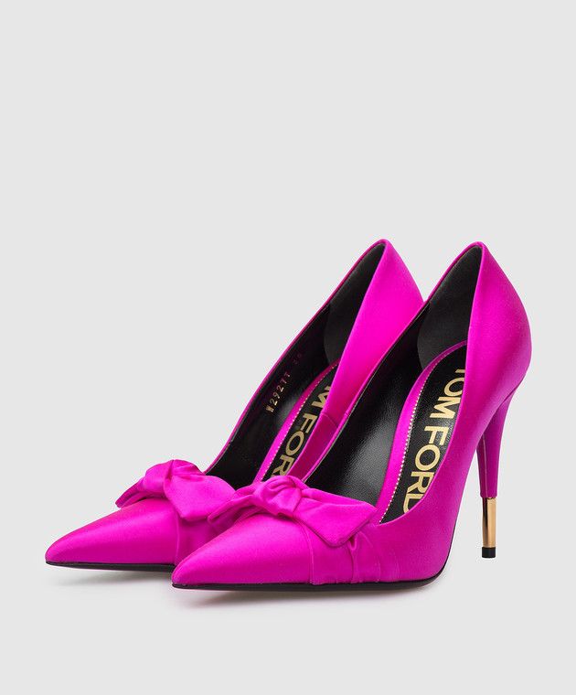 Tom Ford o1y0126 Stiletto Heel Pumps in Fuchsia Size US 6 / IT 36 - 3 Thumbnail