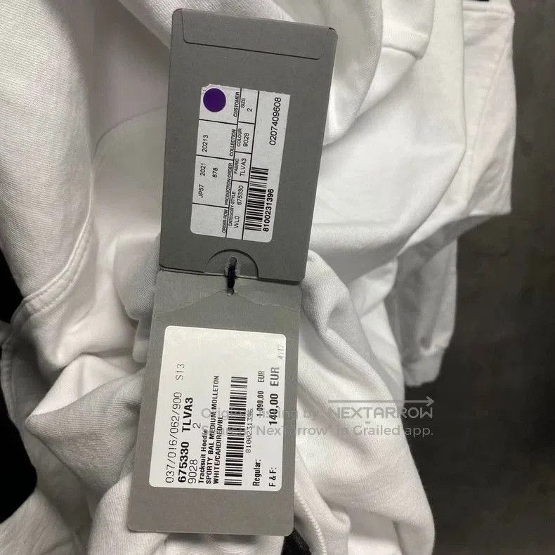 Balenciaga Balenciaga White Stripe Logo Jacket. Size US S / EU 44-46 / 1 - 7 Thumbnail