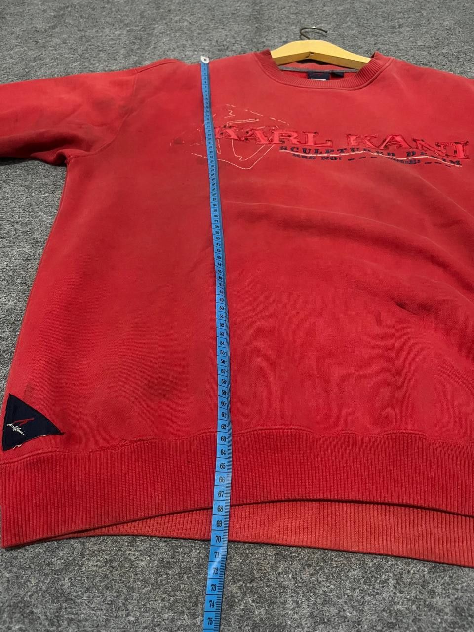 Japanese Brand Japanese Sweater KarlKani Red Vintage Size US XL / EU 56 / 4 - 14 Thumbnail