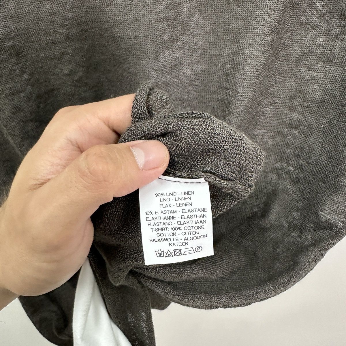 Daniele Fiesoli Daniele Fiesoli Extra Fine Linen tee Italy designer luxury Size US M / EU 48-50 / 2 - 6 Thumbnail