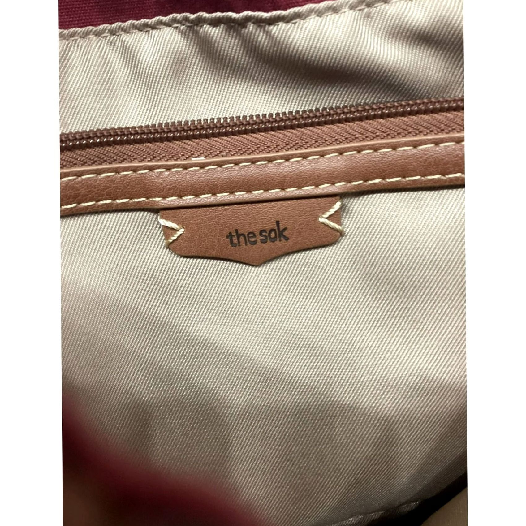 The Sak The Sak Red Shoulder Bag Leather Women's Purse #3127 Size ONE SIZE - 4 Thumbnail