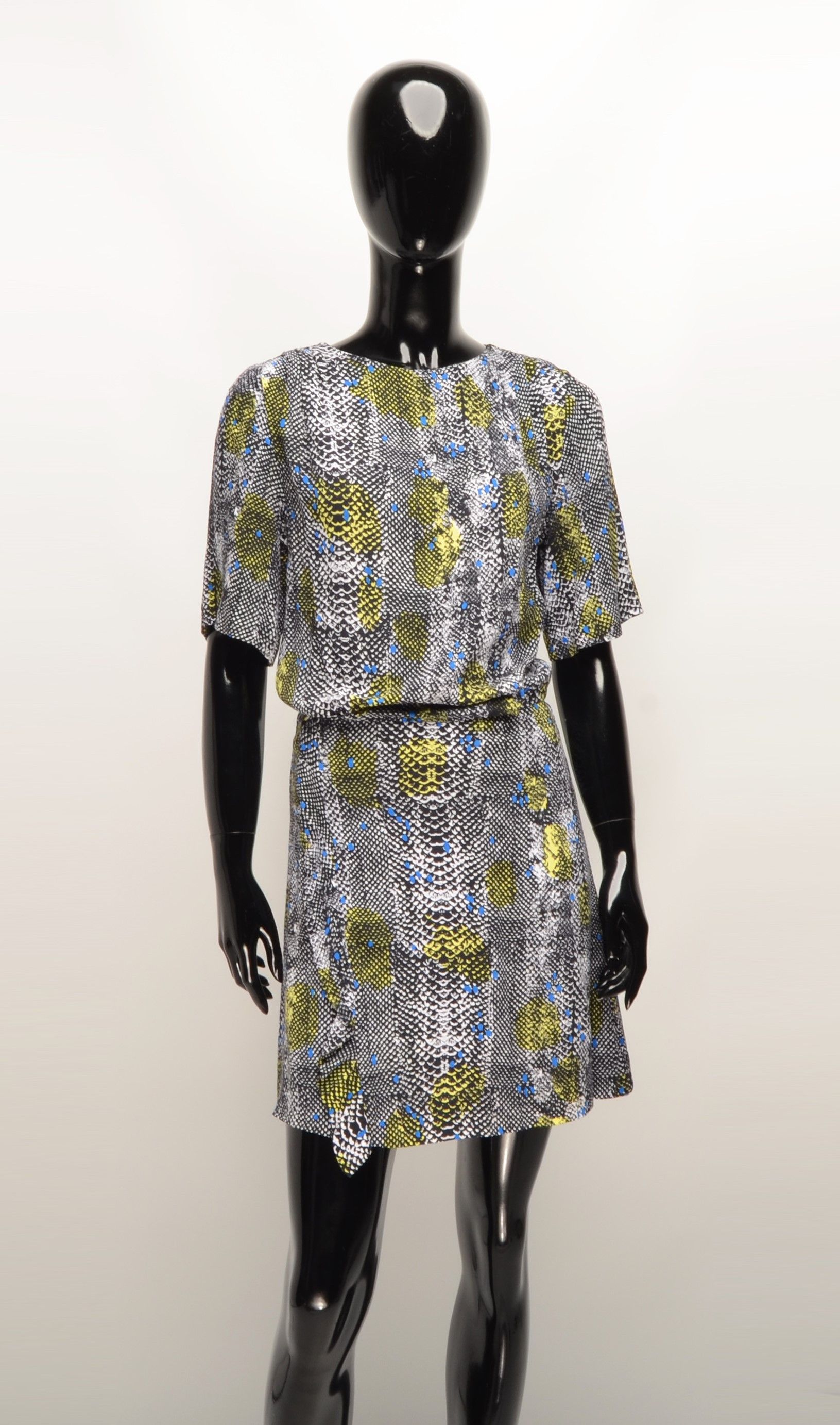 & Other Stories & Other Stories Short Sleeve Snake Print Mini Dress Size S / US 4 / IT 40 - 1 Thumbnail