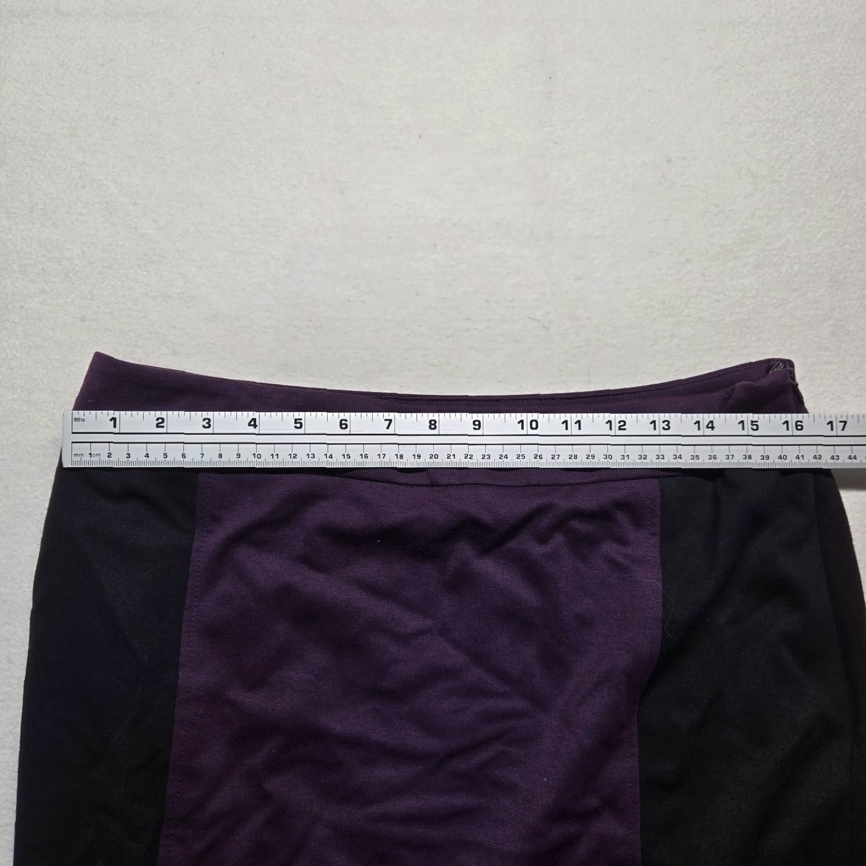 Vintage VINTAGE New Directions Women's Skirt Adult Size 12 Knee Length Purple Fashion Size 34" / US 12 / IT 48 - 4 Thumbnail