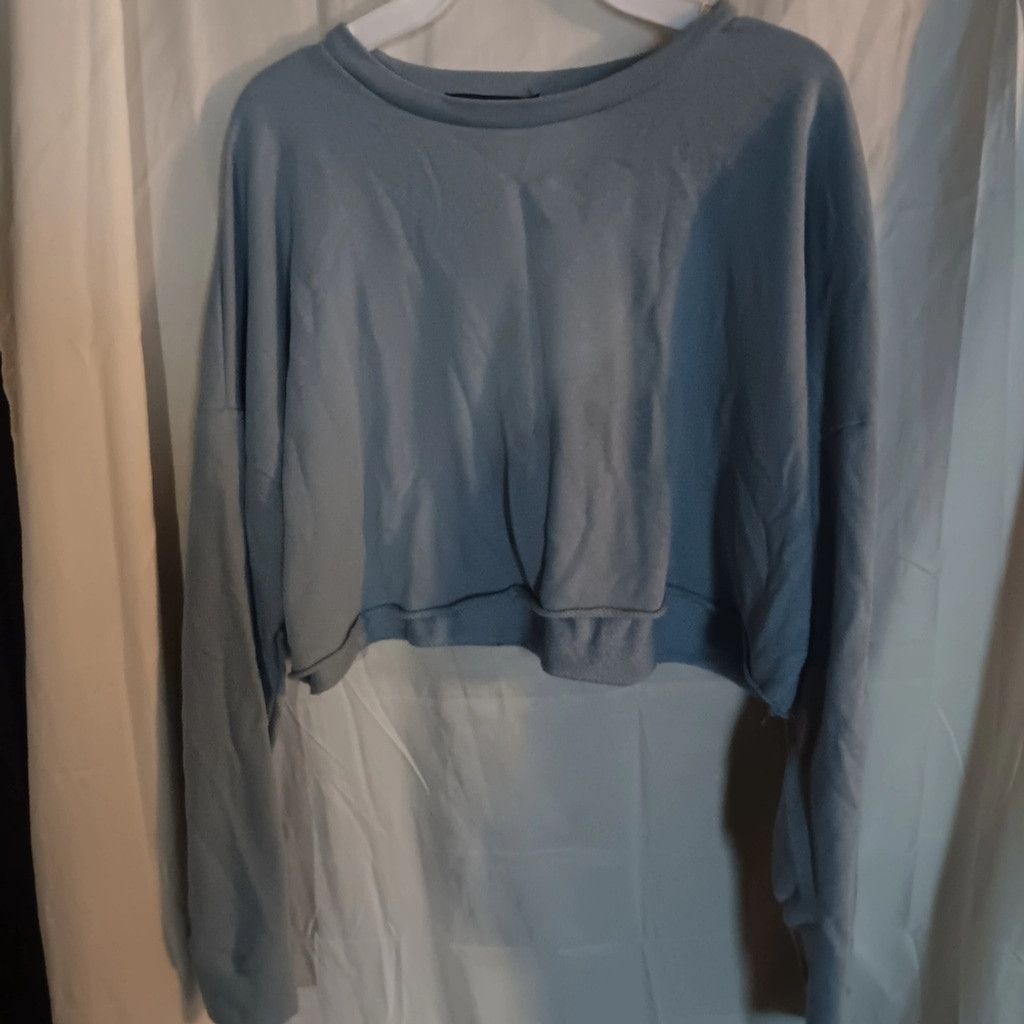 Missguided Missguided sweatshirt cropped, gray, Size 6, EUC Size M / US 6-8 / IT 42-44 - 1 Thumbnail