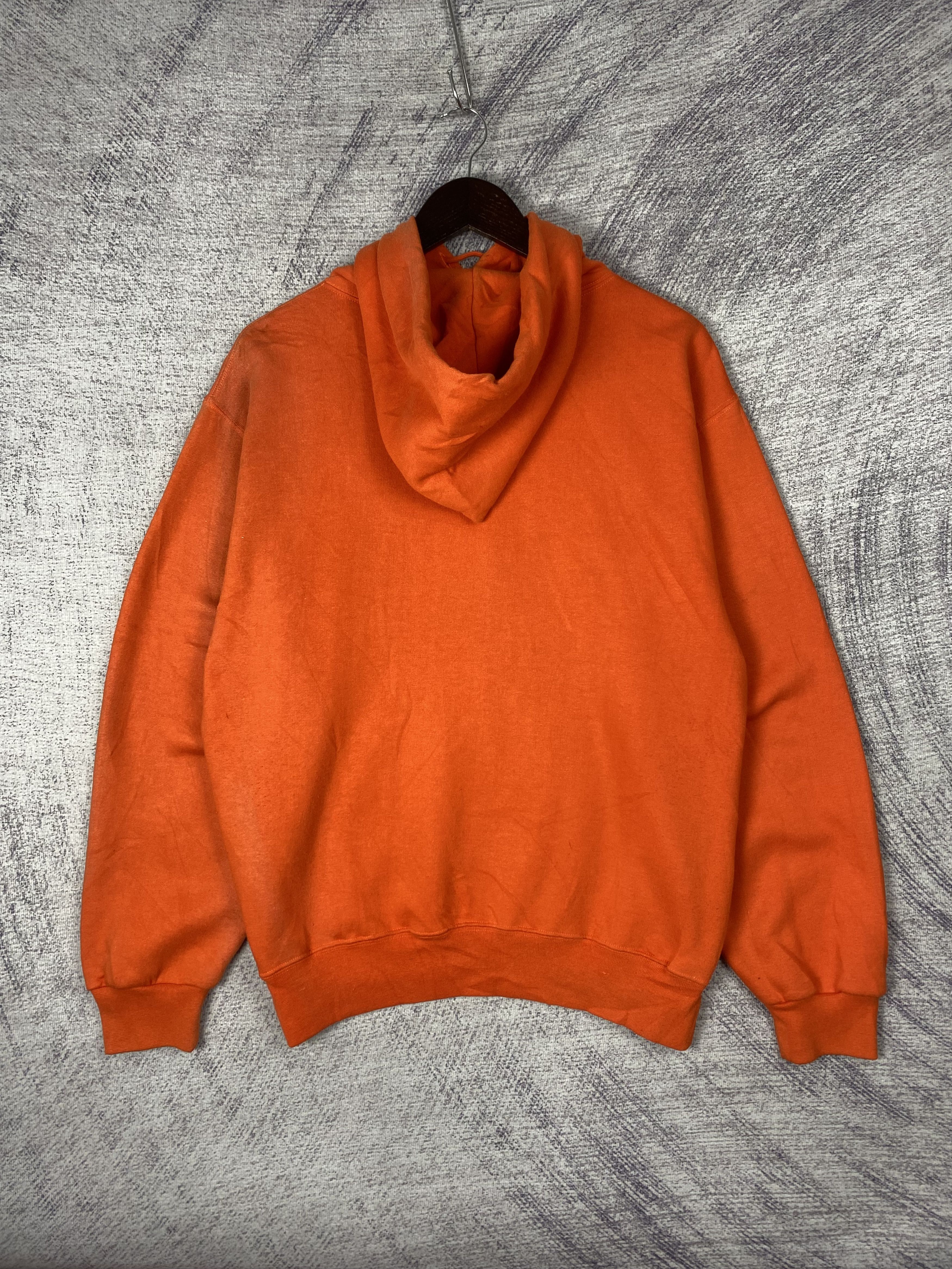 Russell Athletic Vintage Russell Athletic Orange Long Sleeve Hoodies Size US L / EU 52-54 / 3 - 5 Thumbnail