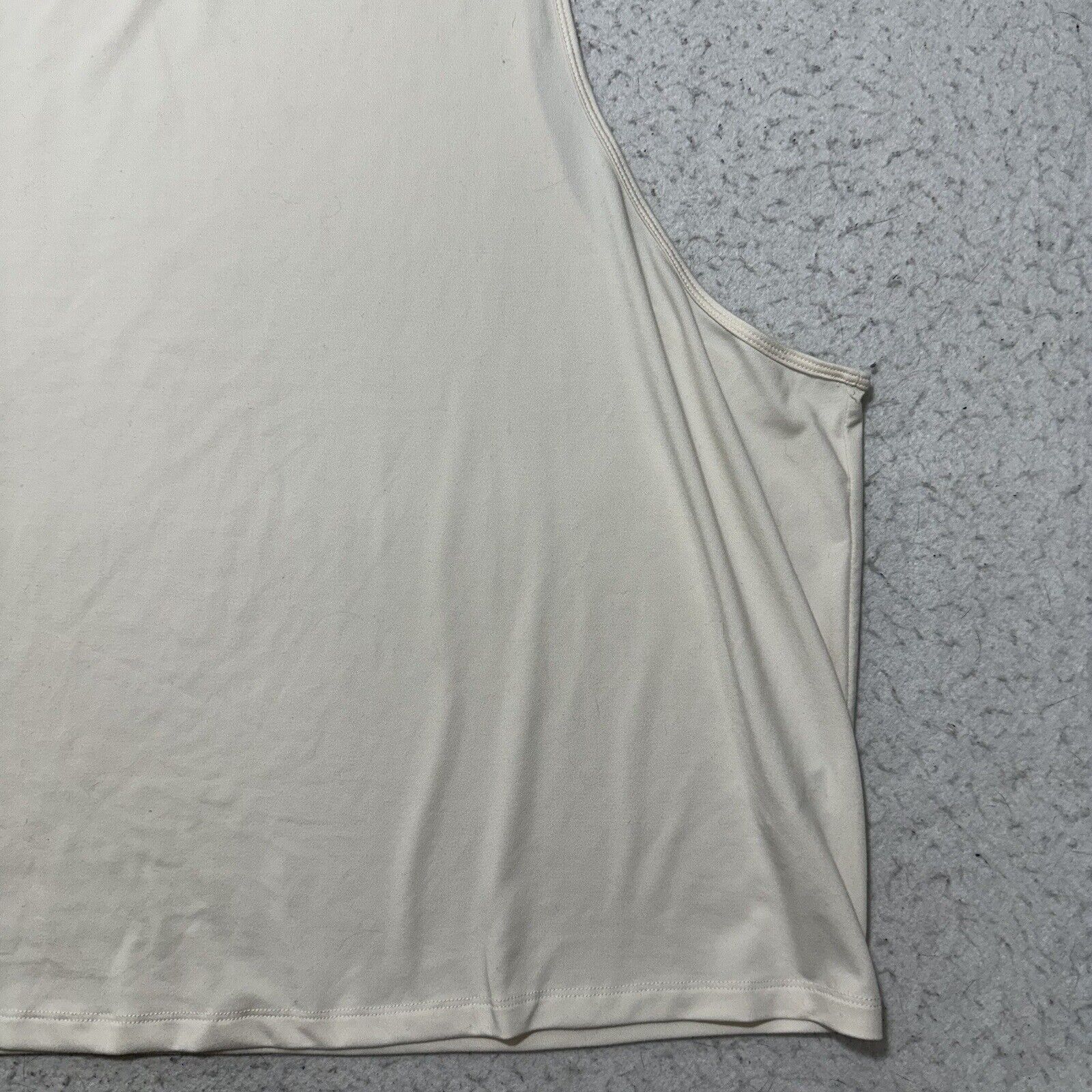 Fabletics Fabletics 3X Sleeveless Athletic Tank Top Cream Pullover Size 3XL / US 20-22 - 5 Thumbnail