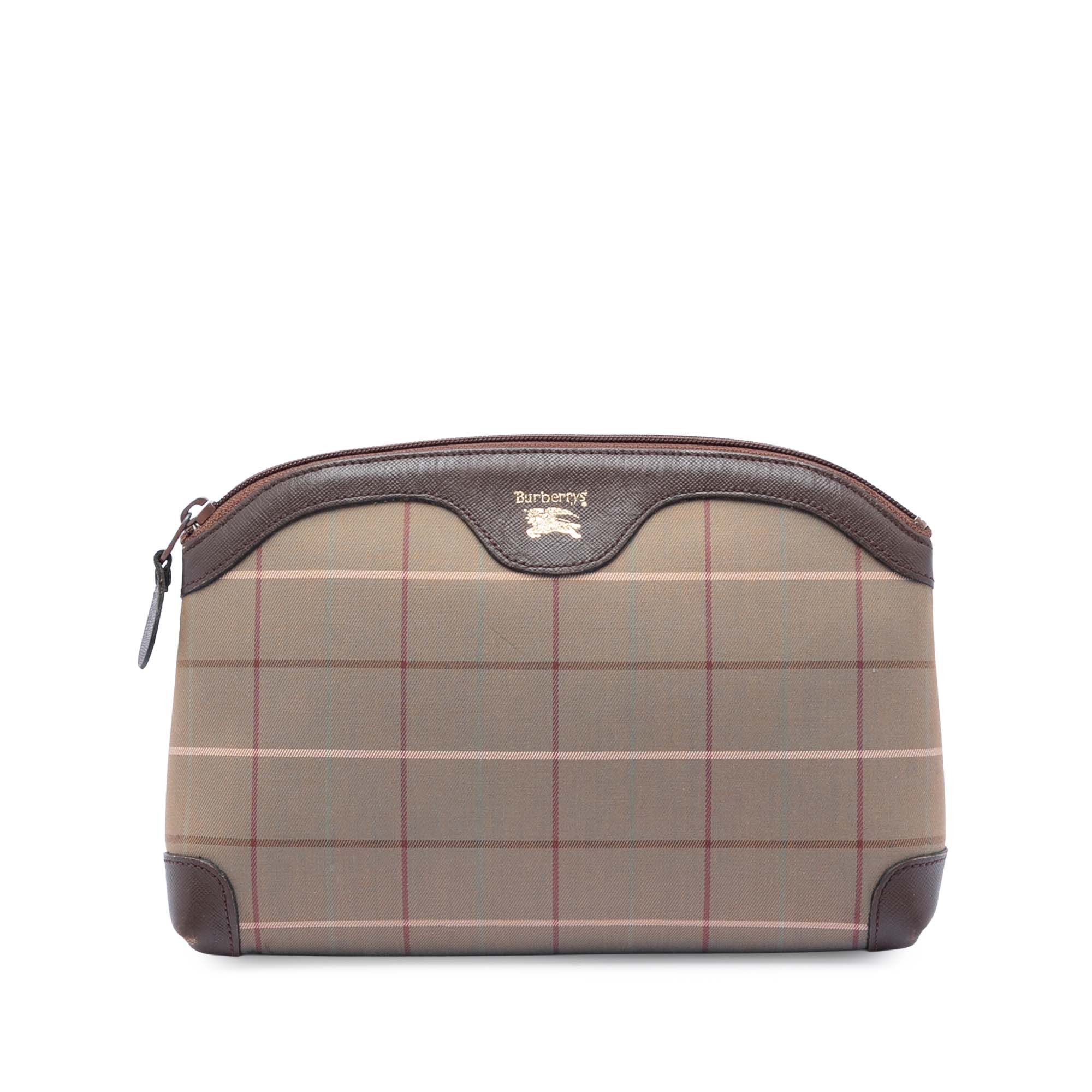 Burberry Vintage Check Canvas Clutch Size ONE SIZE - 1 Thumbnail