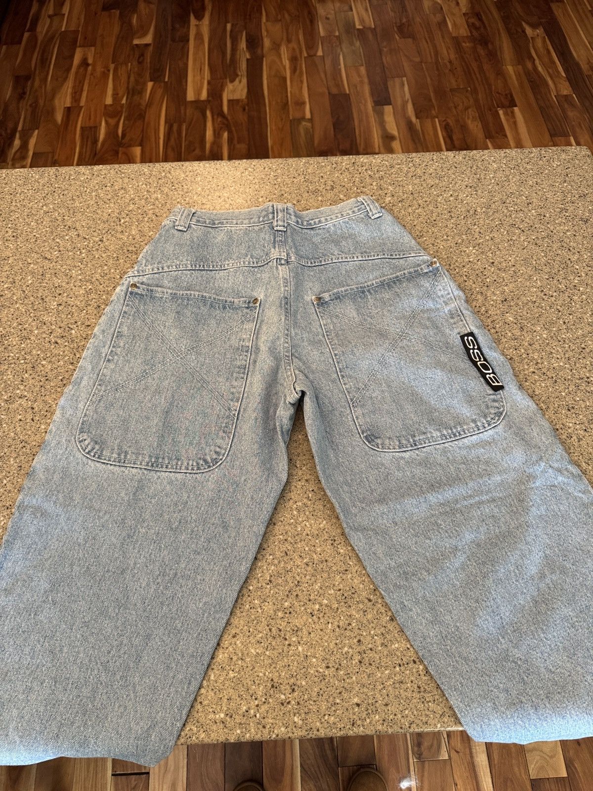 Other BOSS By I.G. Design Y2K Skater Hip-Hop Denim Jeans Size US 32 / EU 48 - 3 Thumbnail