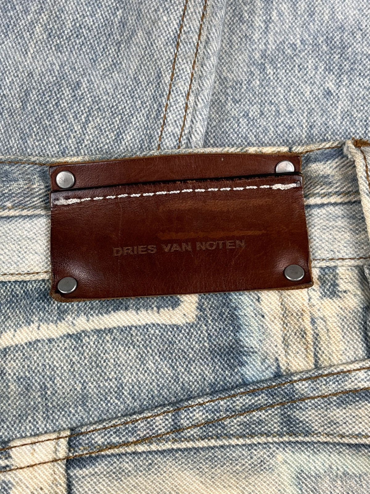 Dries Van Noten SS17 Dries Van Noten Trompe L'oeil Patchwork Denim Jeans Size US 30 / EU 46 - 6 Thumbnail