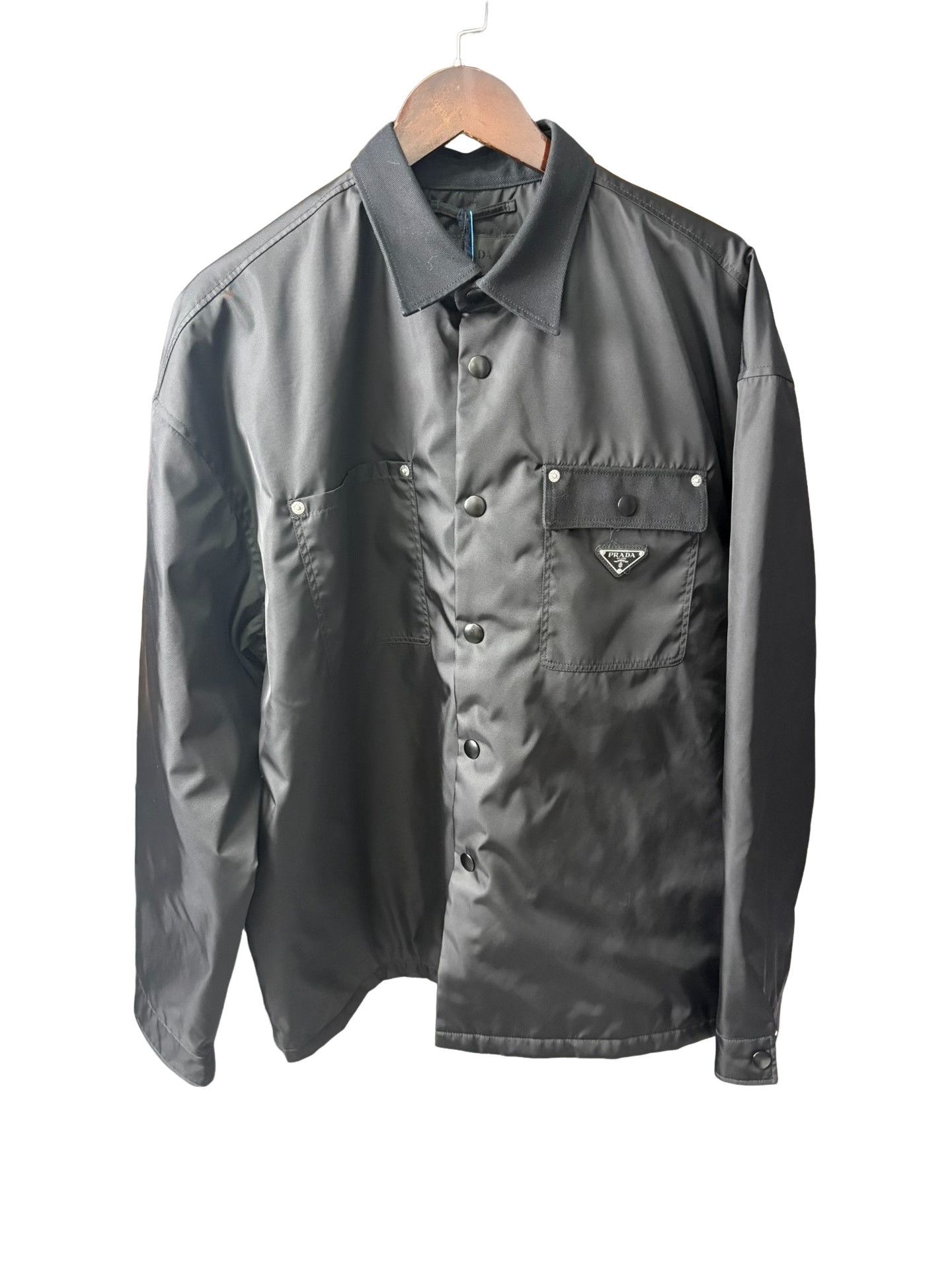 Prada Prada Re-Nylon Triangle Logo Jacket Size L Size US L / EU 52-54 / 3 - 1 Thumbnail