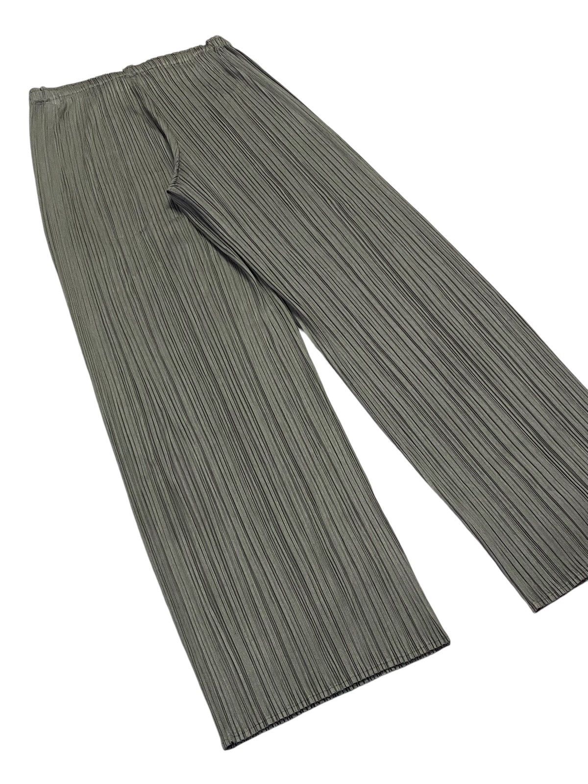 Issey Miyake Pleats Please Pleated Wide Leg Trousers Pants Size 28" / US 6 / IT 42 - 21 Thumbnail
