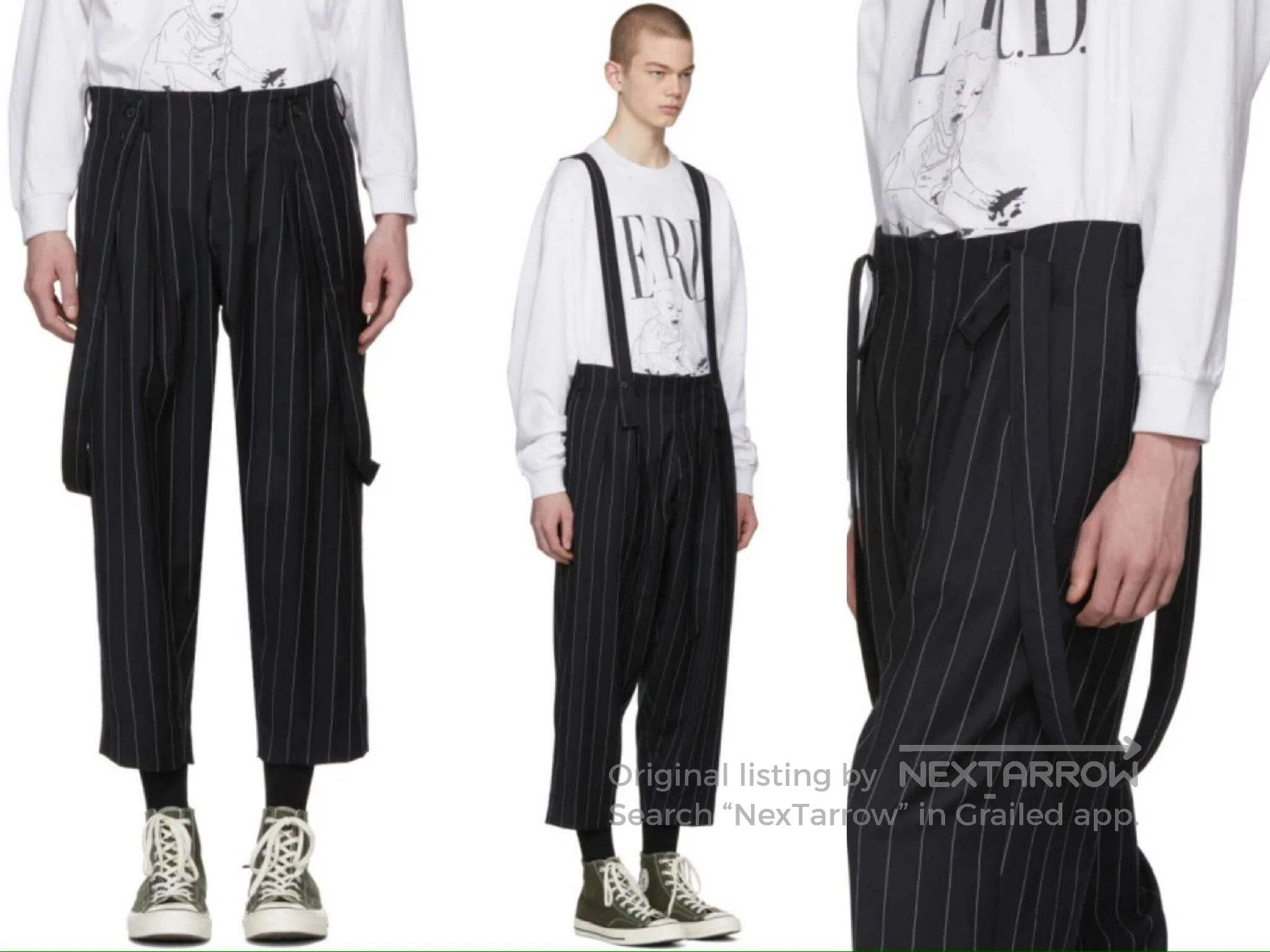 Enfants Riches Deprimes Enfants Riches Deprimes Striped Overalls Casual Pants Size US 32 / EU 48 - 6 Thumbnail