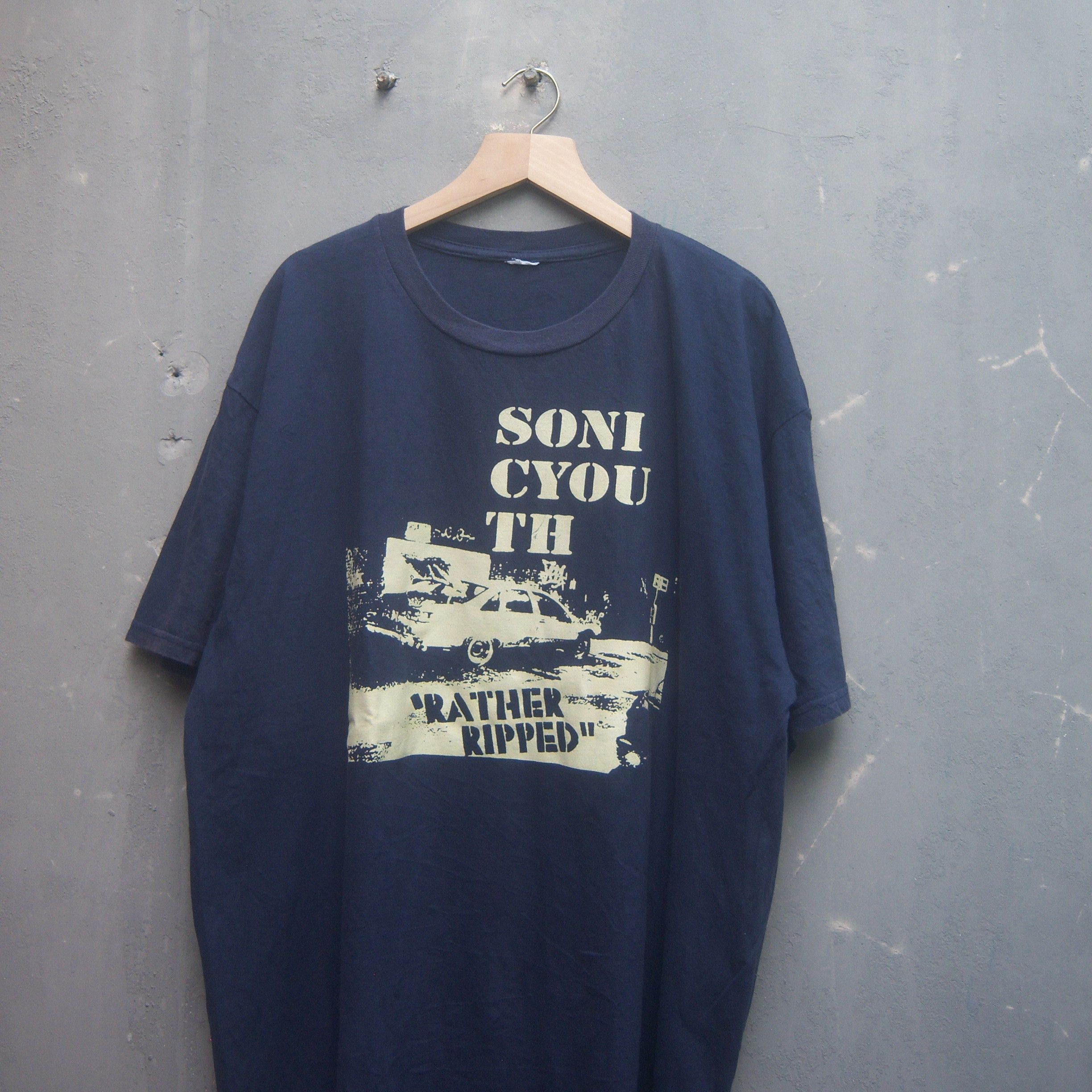 Band Tees 2006 Sonic Youth Rather Ripped T Shirt Size US L / EU 52-54 / 3 - 4 Thumbnail