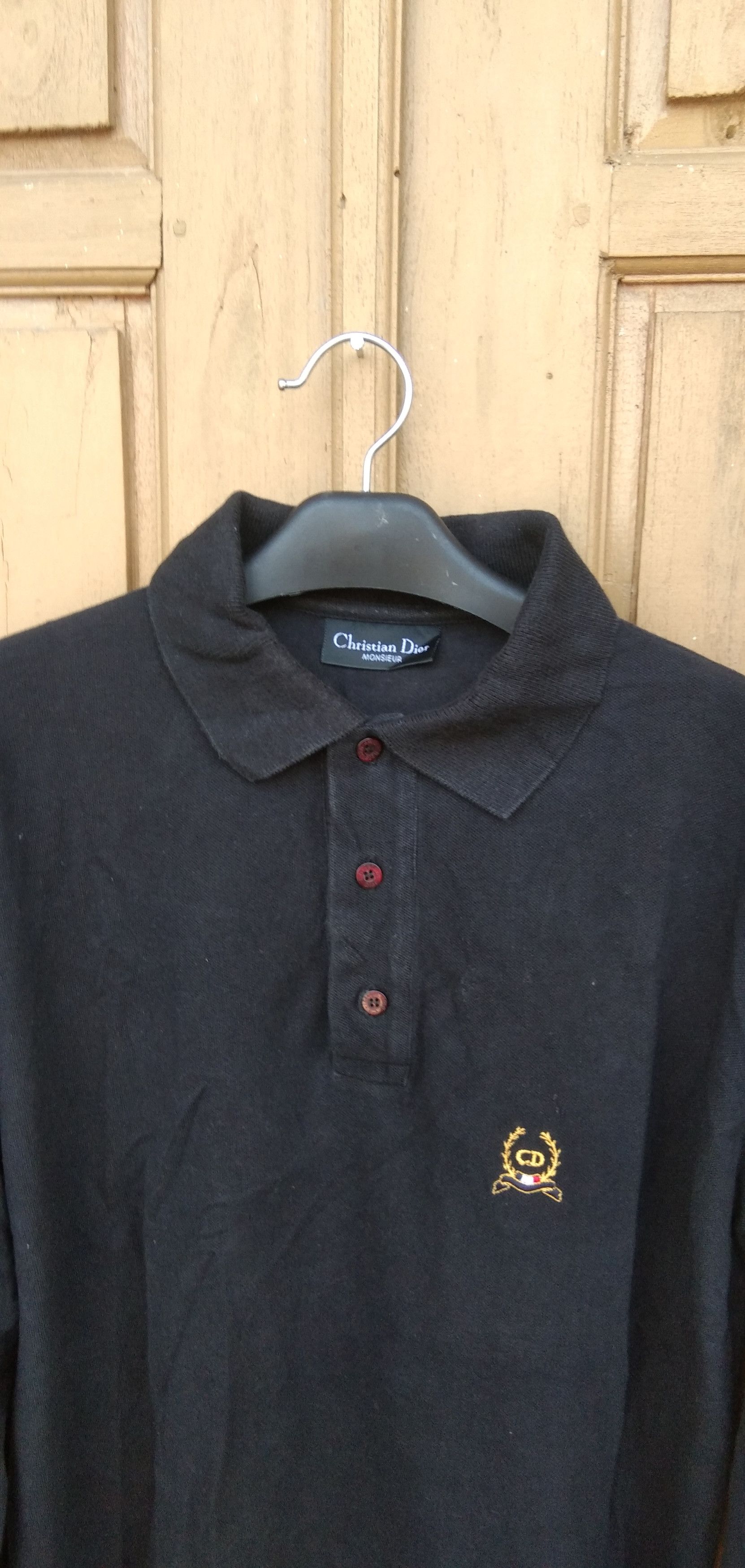 Christian Dior Monsieur × Vintage Vtg Christian dior monsieur long polo shirt Size US M / EU 48-50 / 2 - 2 Thumbnail