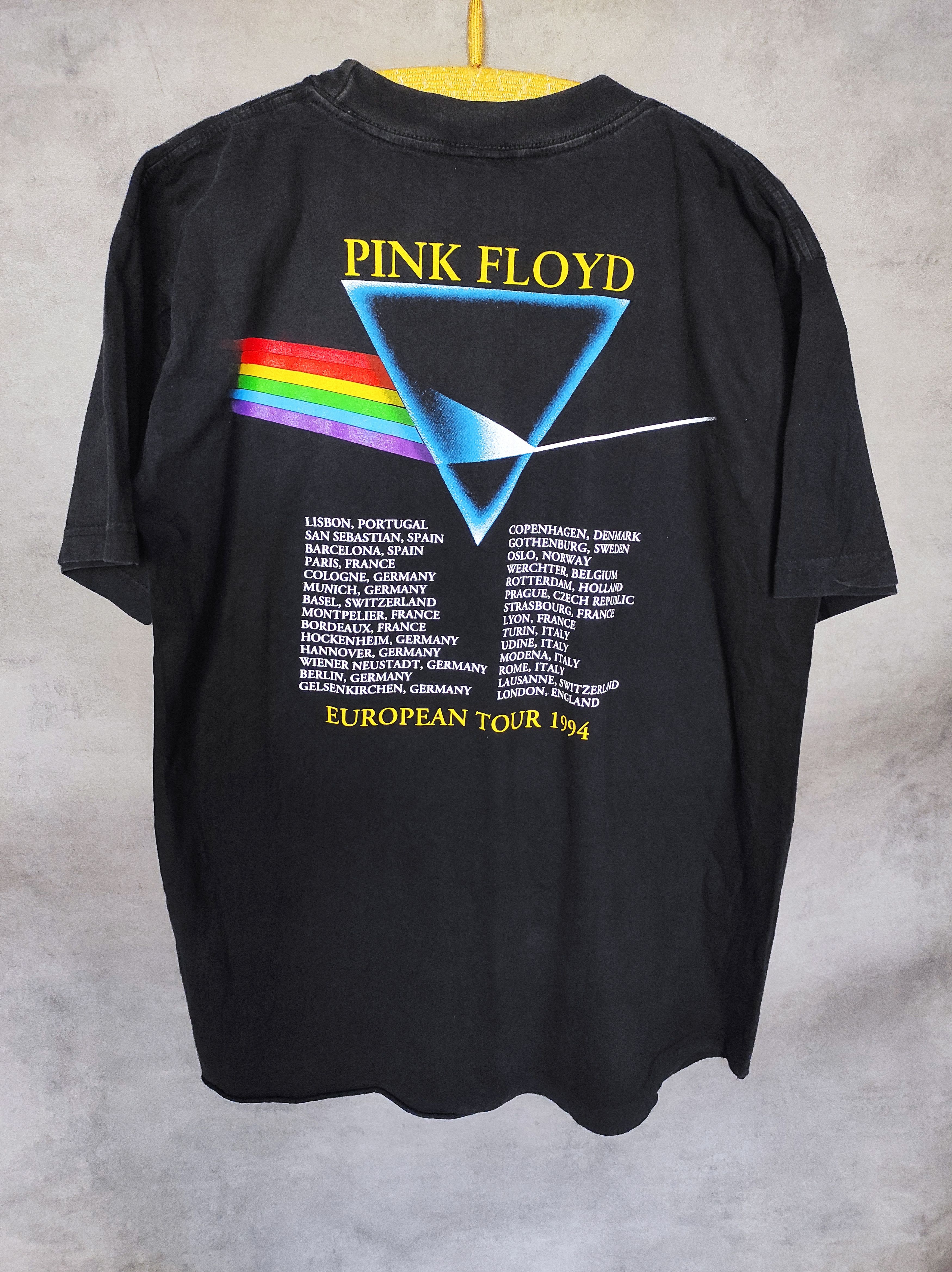 Band Tees 1994 Pink Floyd European Tour Dark Side of The Moon Size US L / EU 52-54 / 3 - 3 Thumbnail