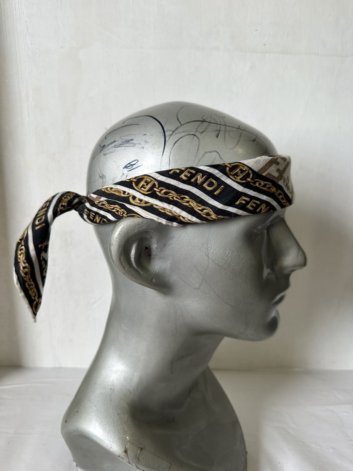 Vintage Vintage Fendi Handkerchief/ Neckerchief/ Bandana Size ONE SIZE - 12 Thumbnail