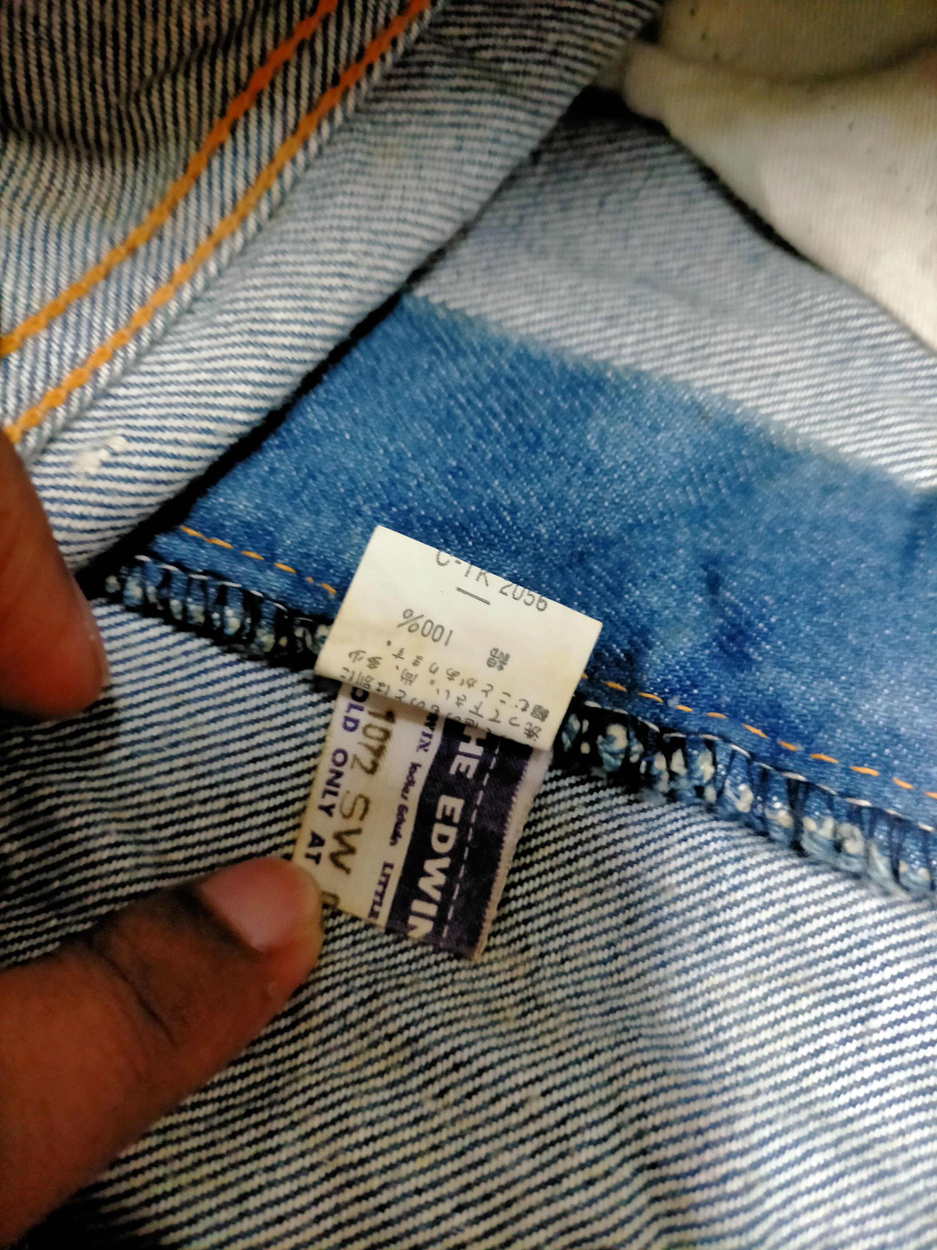 Edwin × Vintage 🔥Vintage 🔥Rare Edwin 1072 Baggy Wash Faded Jeans 80s Size US 29 - 11 Thumbnail