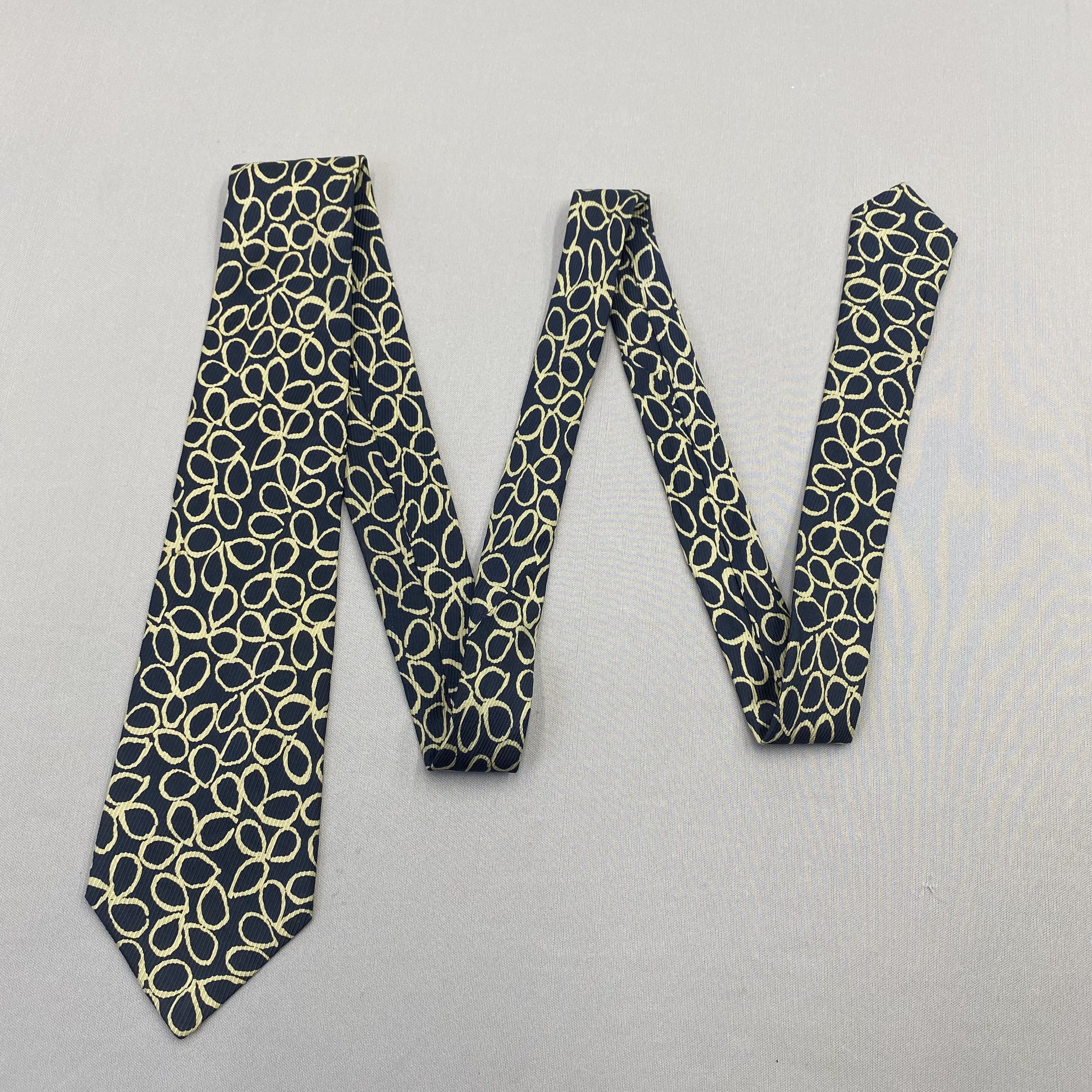 Borsalino Vintage Borsalino SILK Necktie Cravate Pure Silk Neck Tie Size ONE SIZE - 5 Thumbnail