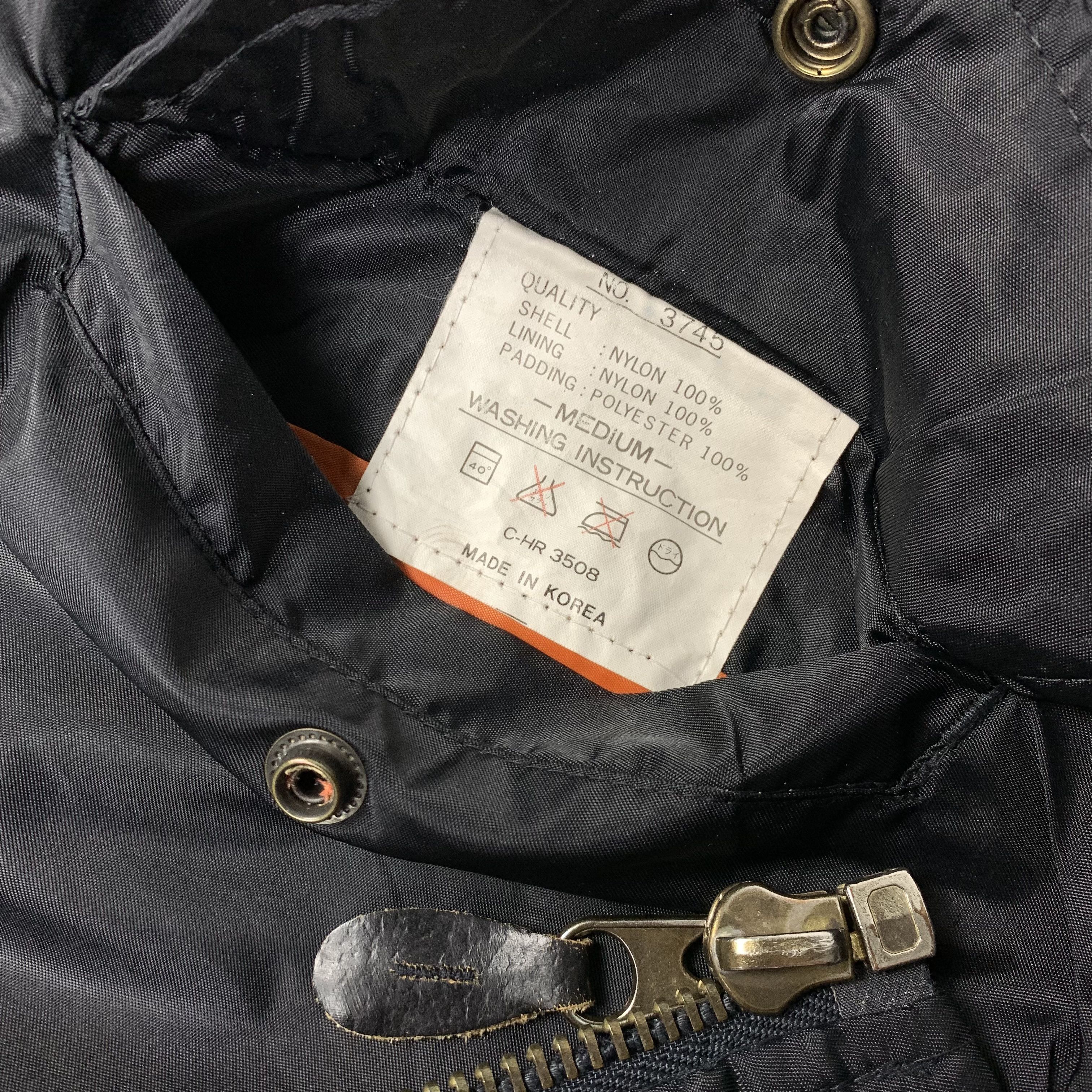 Japanese Brand Vintage Bomber Military Patch Jacket Size US M / EU 48-50 / 2 - 6 Thumbnail