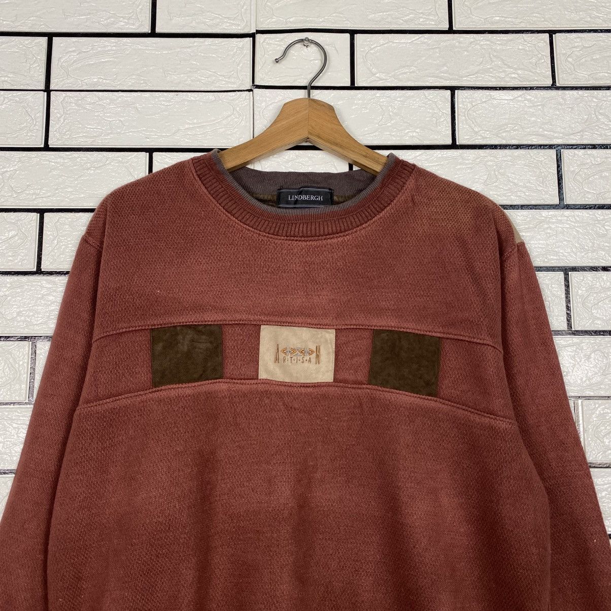Japanese Brand 📌Vintage Sweatshirt Lindbergh Embroidery Issey Miyake Size US S / EU 44-46 / 1 - 4 Thumbnail