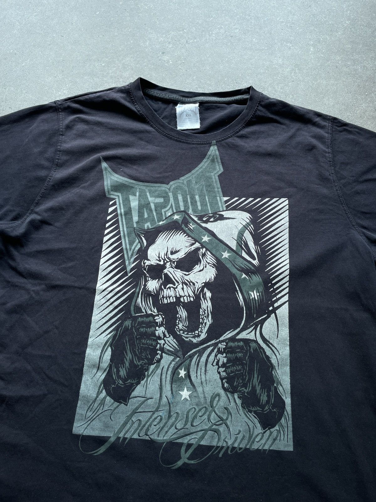 Tapout Vintage Y2K Tapout Skulls hip hop rap Affliction Graphic Tee Size US XXL / EU 58 / 5 - 3 Thumbnail